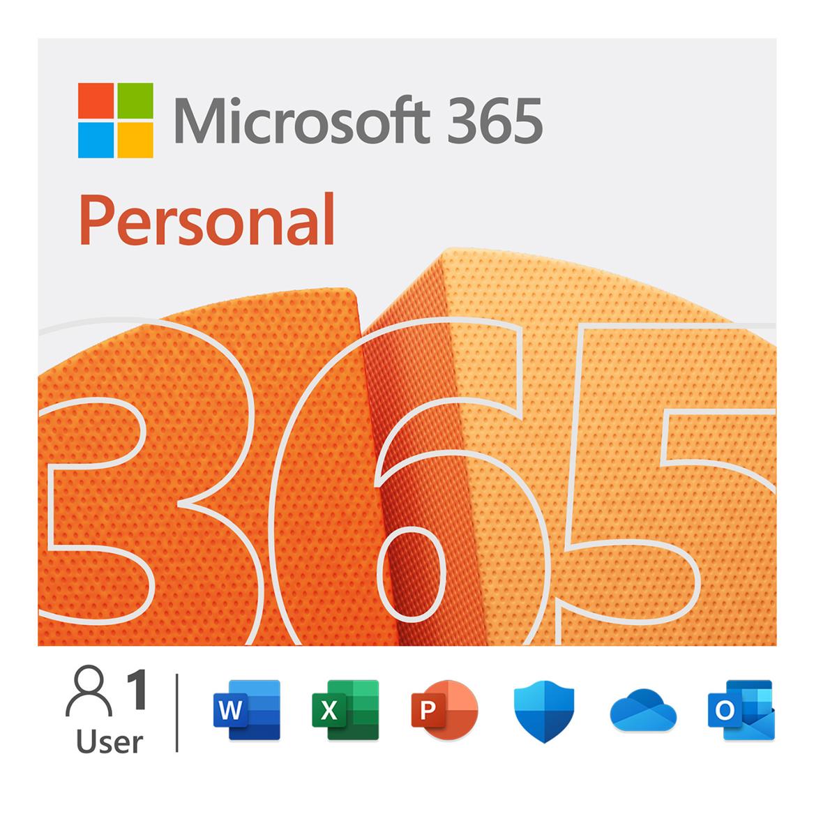Image of Microsoft 365 Personal 1-Year Subscription for PC/Mac/iOS/Android