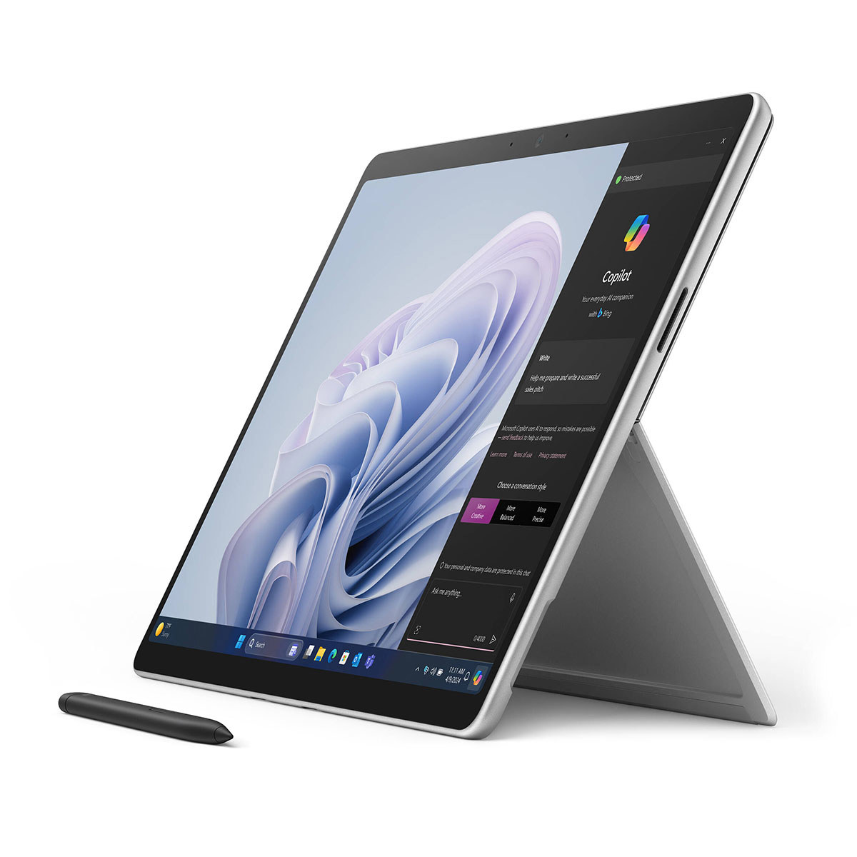 

Microsoft Surface Pro 10 13" Wi-Fi, Ultra 5-135U, 8GB, 256GB, W11P, Platinum,TAA