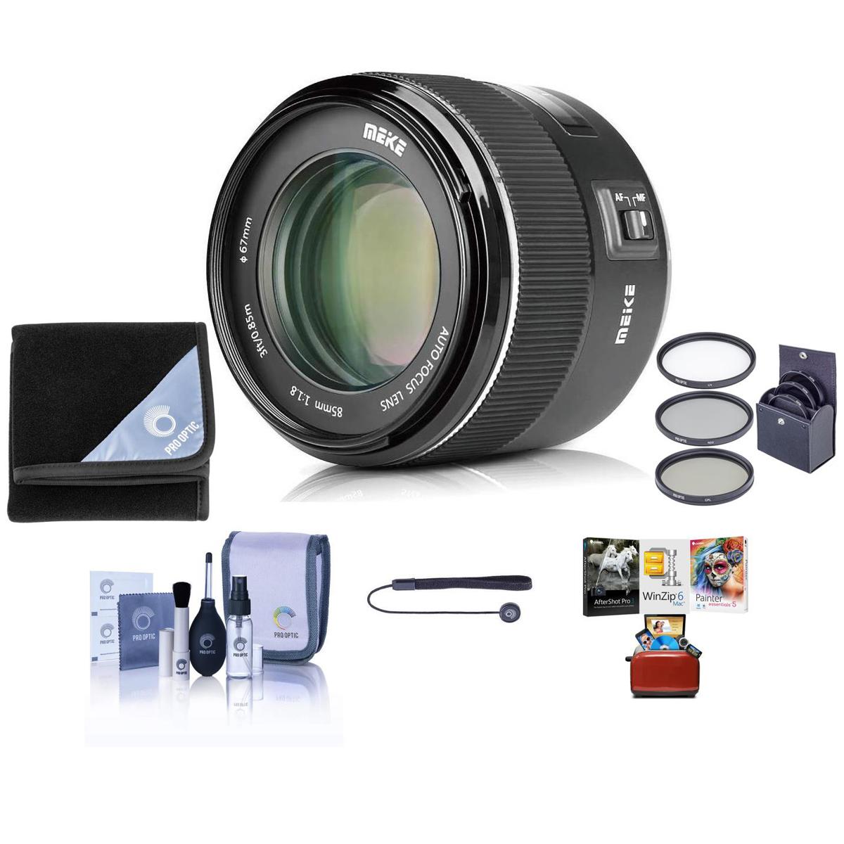 

Meike 85mm f/1.8 Lens for Canon EF with Free Mac Software & Accessories Kit