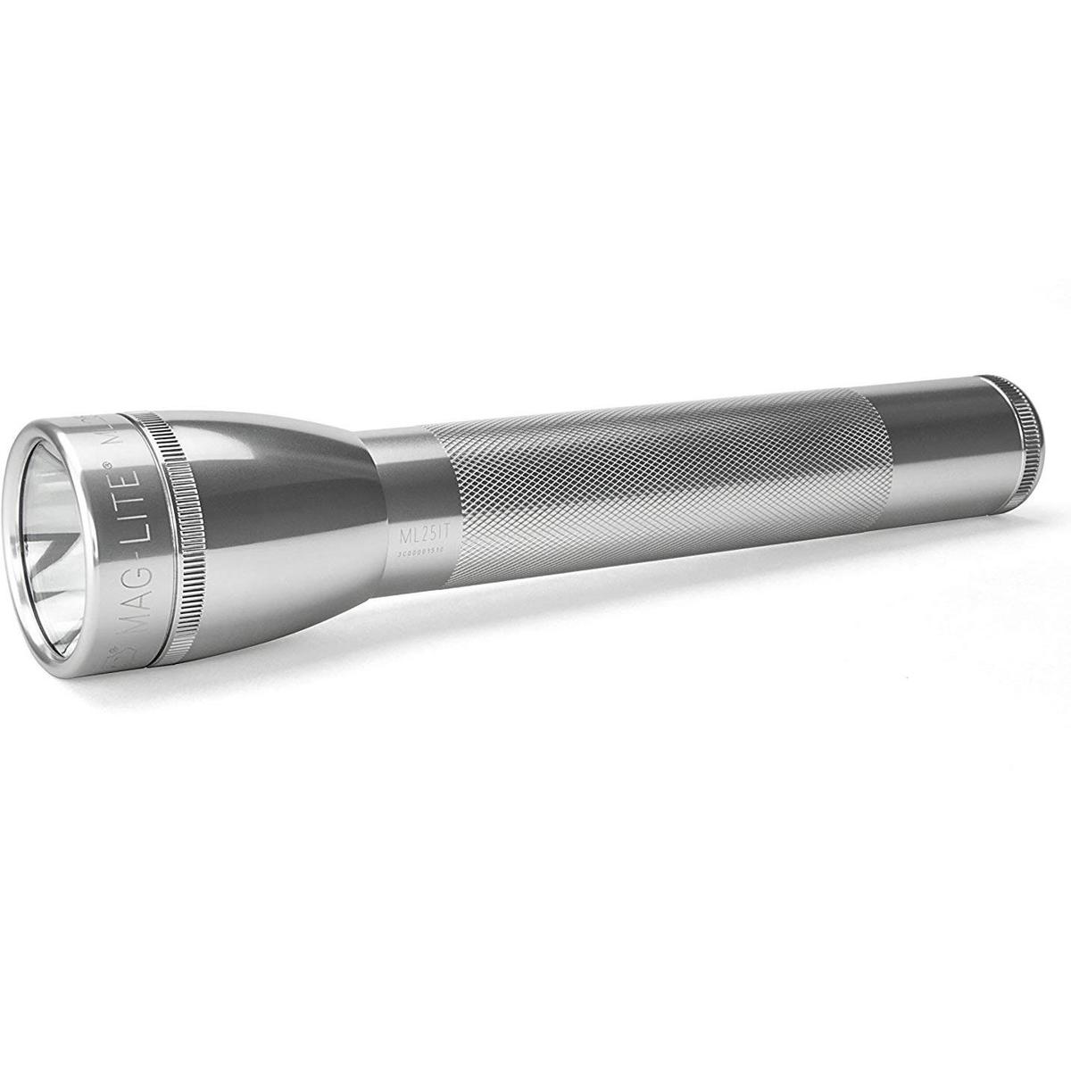 

MagLite ML25IT 3-Cell C Xenon Incandescent Flashlight, 63 Lumens, Silver
