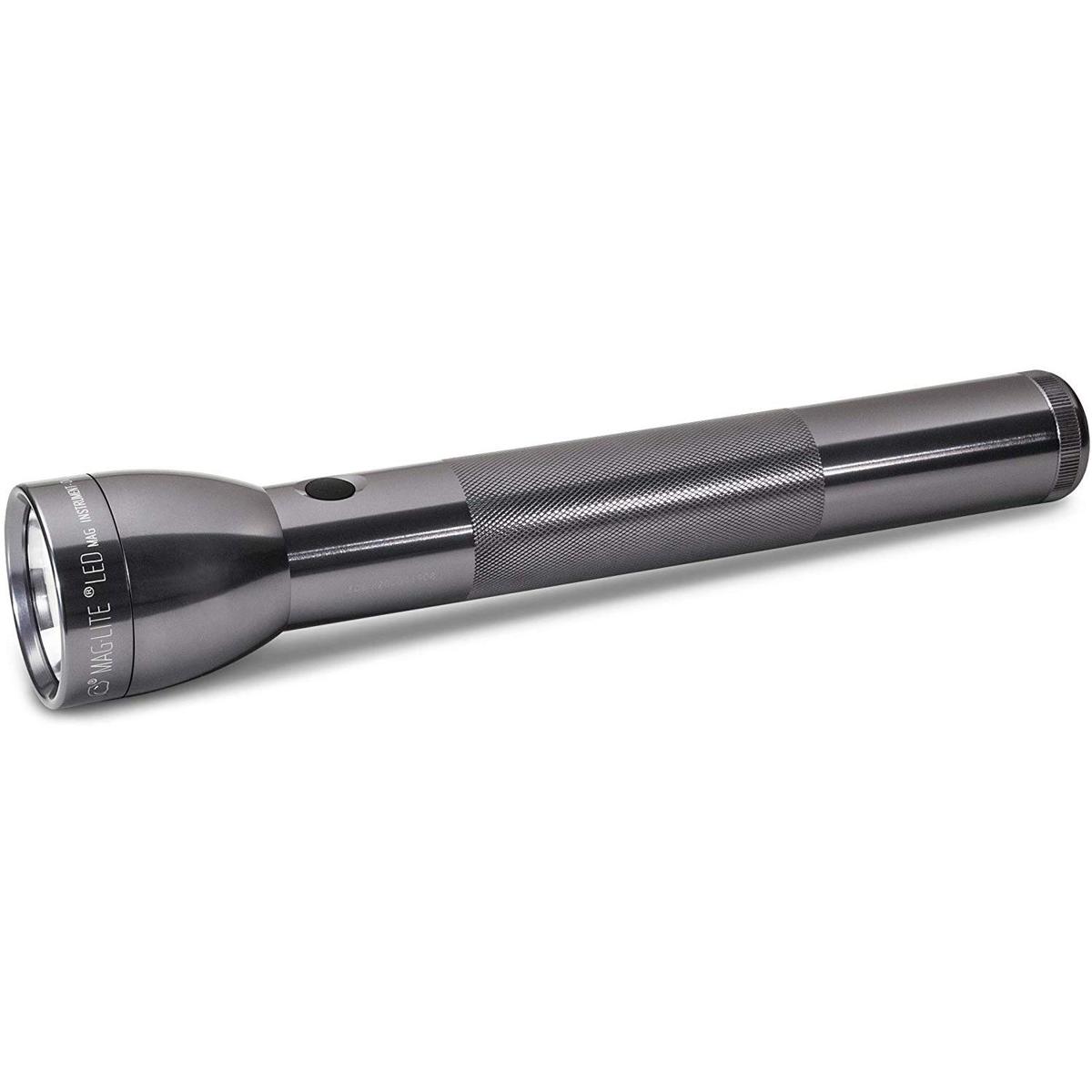 

MagLite ML300L 3rd Generation 2-Cell D LED Flashlight, Chipboard Packaging, Gray