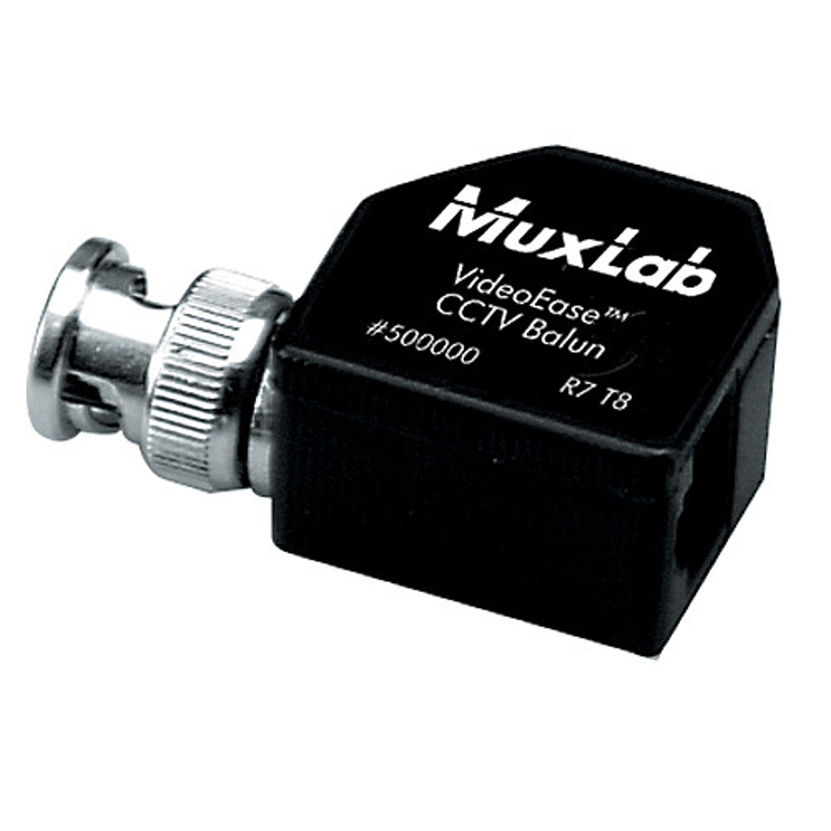 Image of Muxlab BNC Coax to RJ45 Pins R7 T8 CCTV Modular Balun