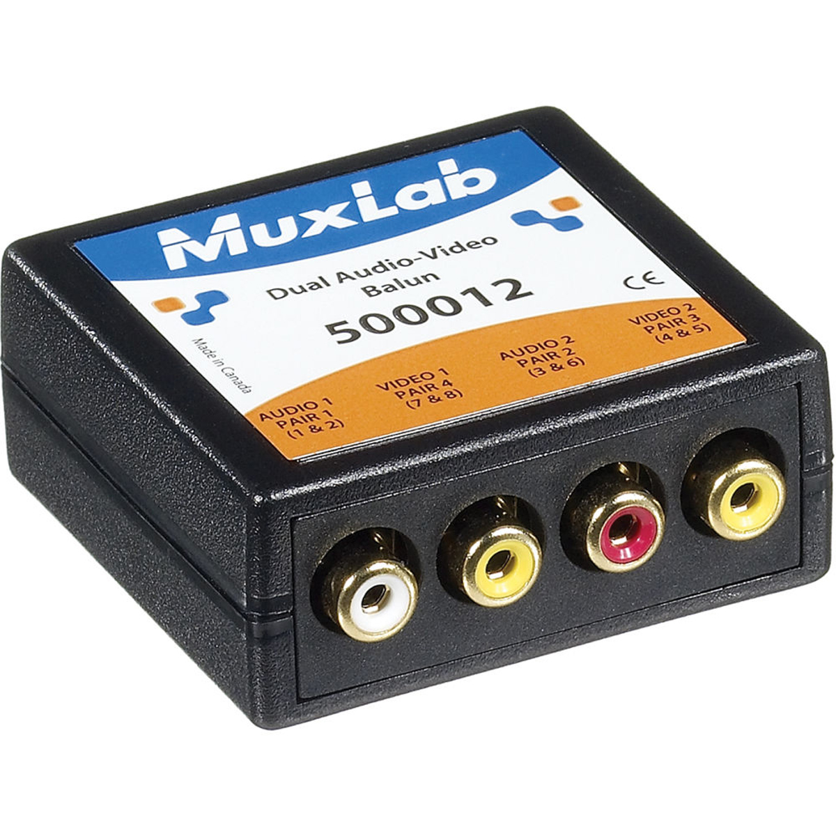 Image of Muxlab Dual Audio-Video Balun