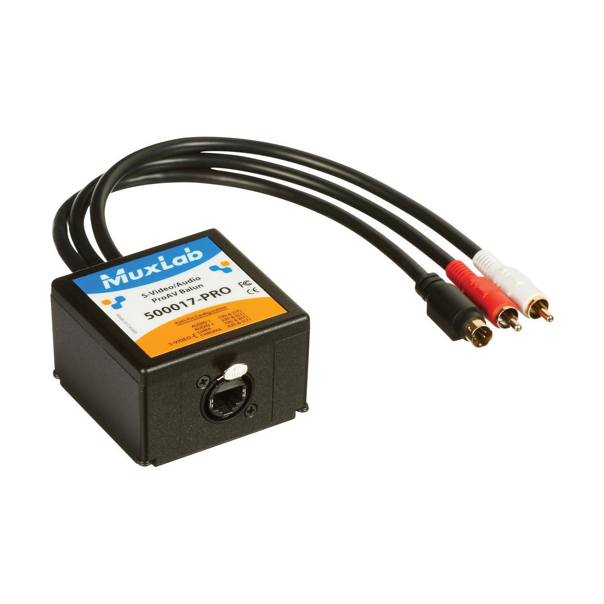Image of Muxlab S-Video/Audio ProAV Balun Transmitter