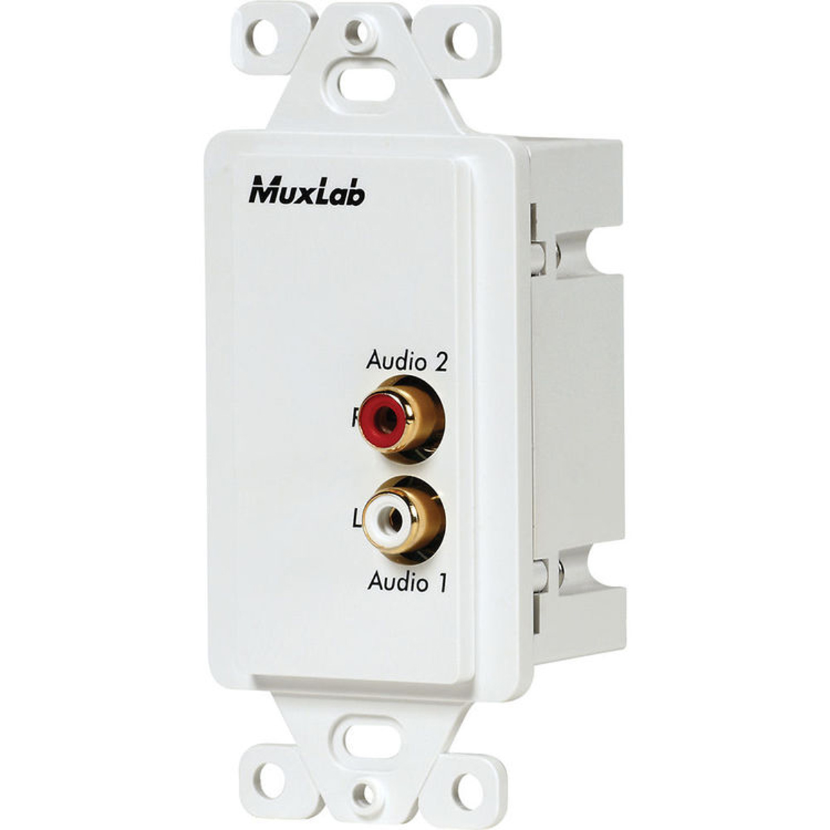 

Muxlab Stereo Hi-Fi Wall Balun with RCA Female Sockets, United States