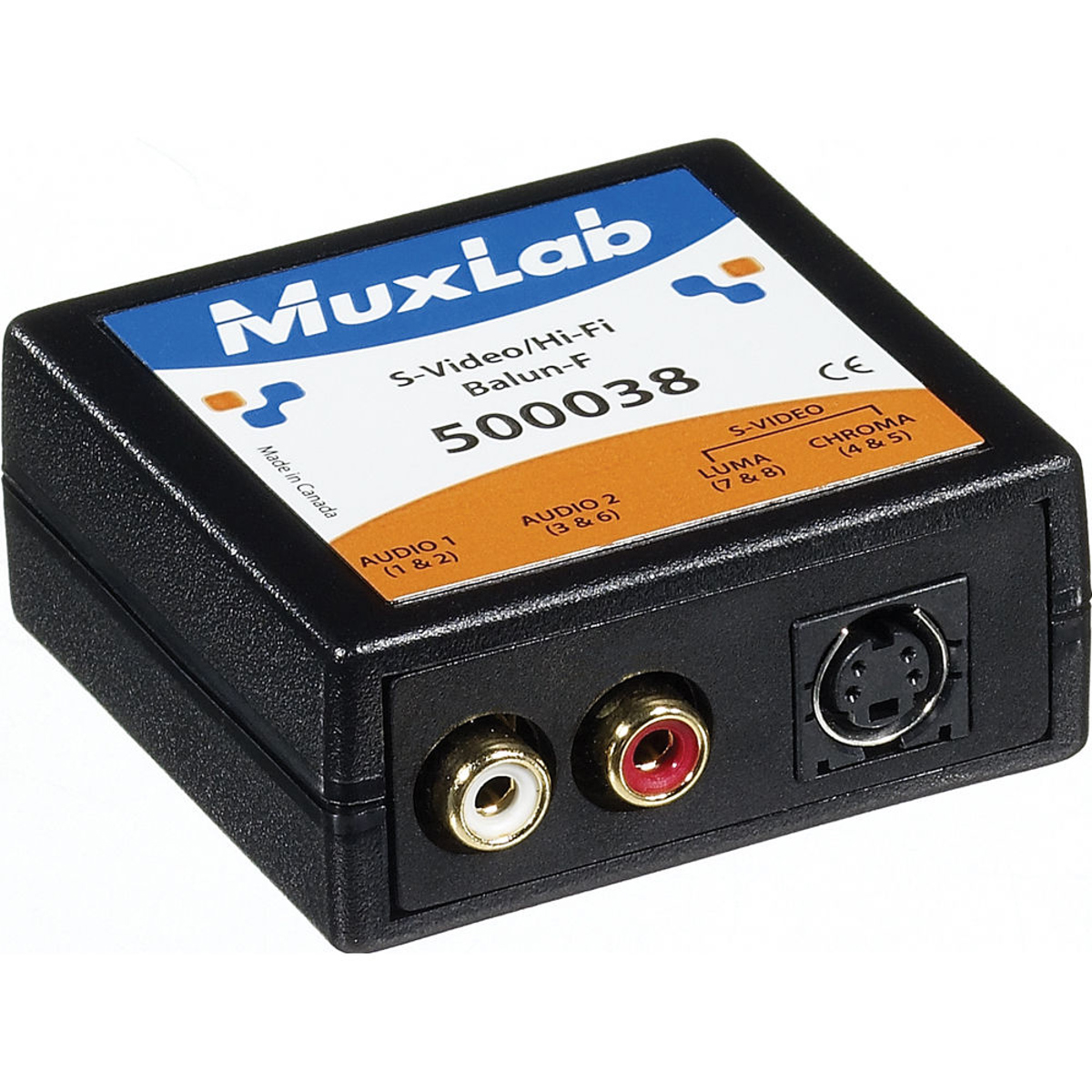 Photos - Cable (video, audio, USB) Muxlab S-Video/Hi-Fi Balun, Female 500038