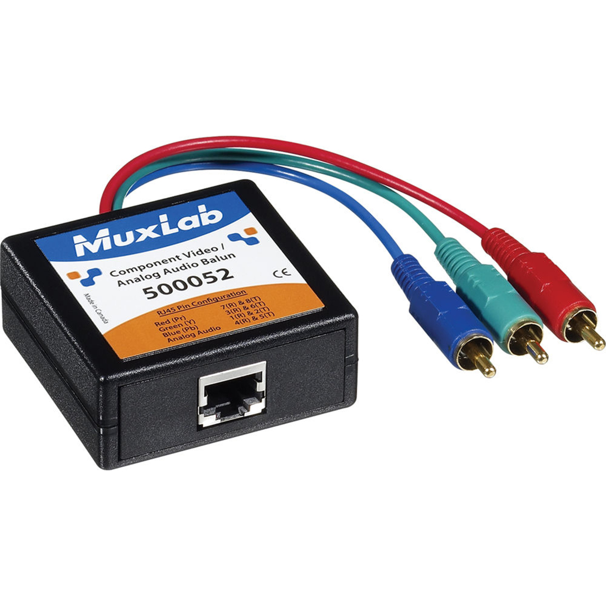 Image of Muxlab Component Video/Analog Audio Balun