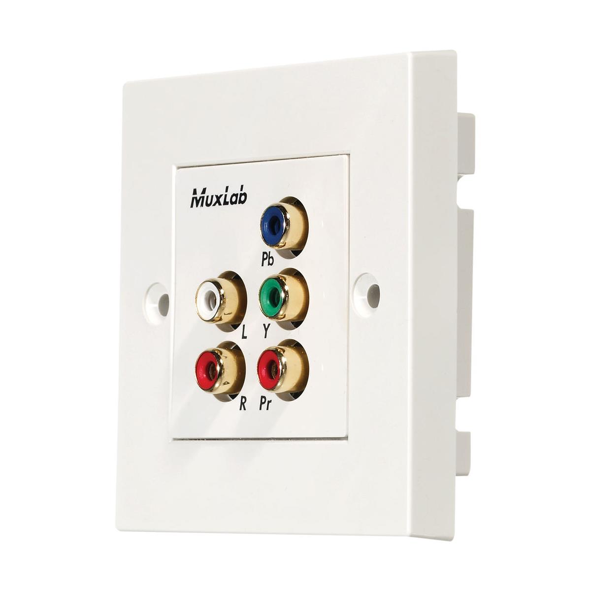 Image of Muxlab Component Video/Stereo Audio Wall Balun