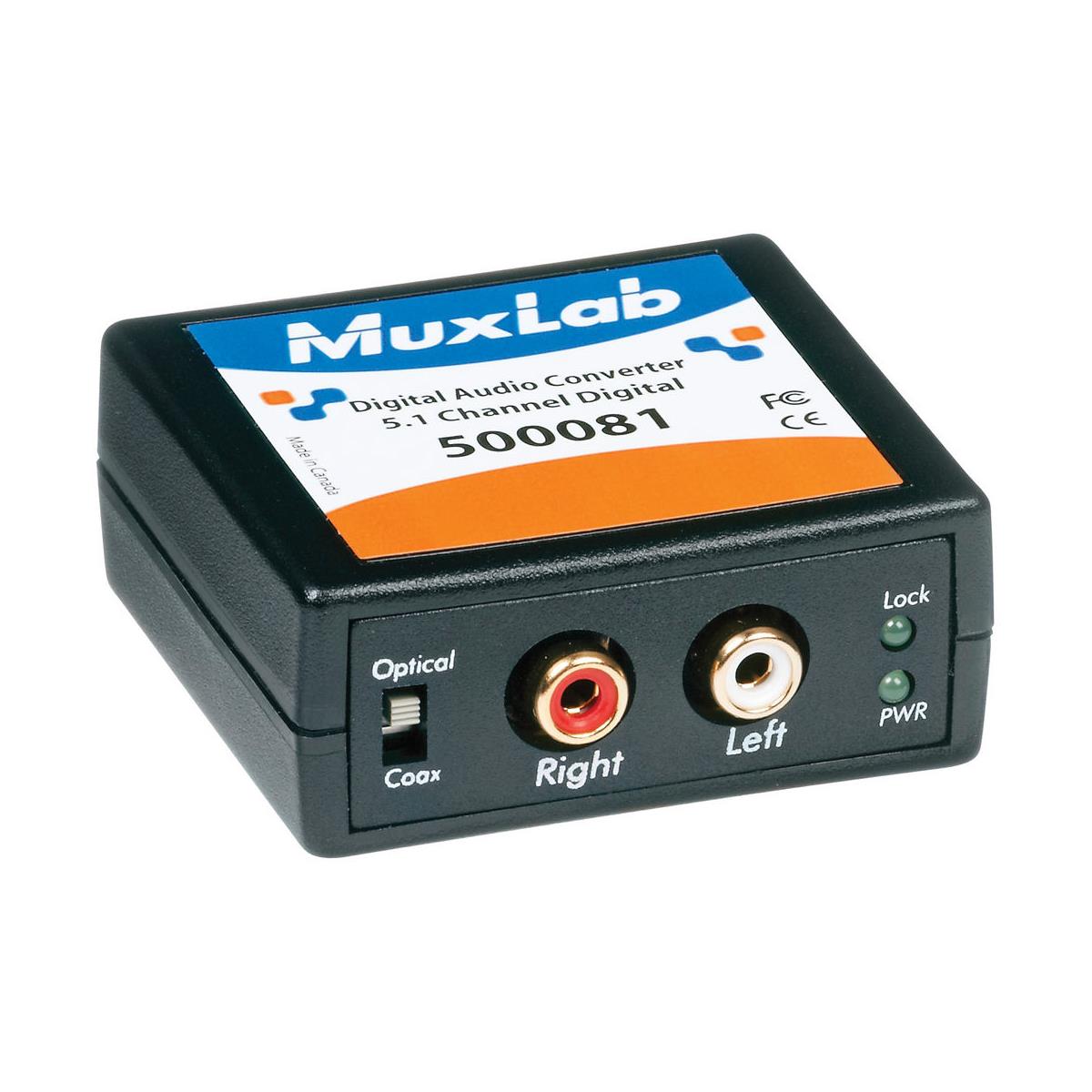 Image of Muxlab 5.1 Channel Digital Audio Converter