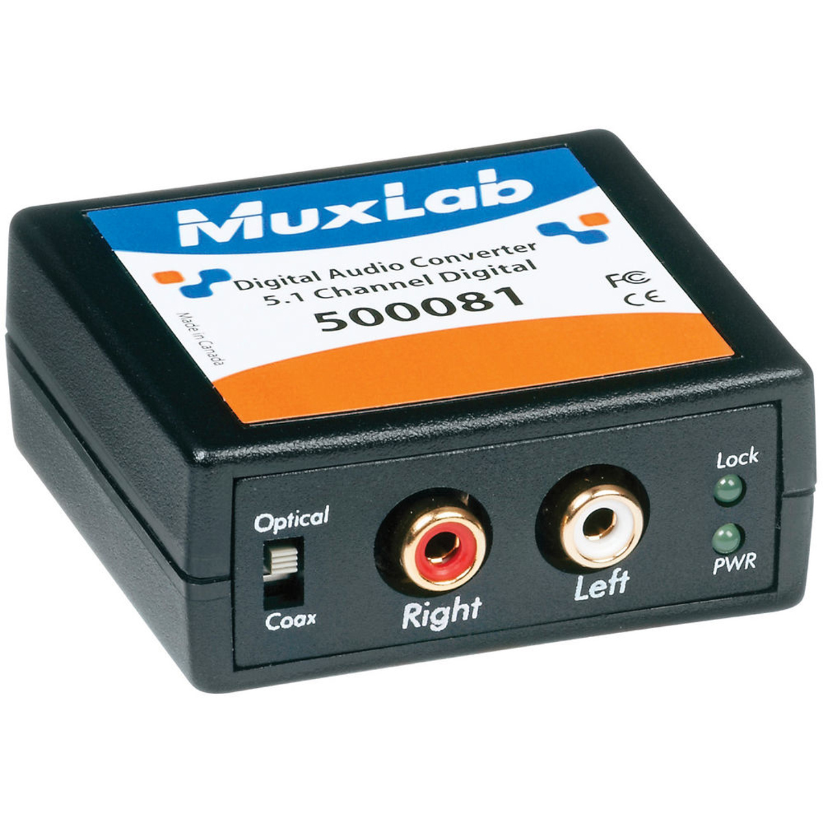 

Muxlab 5.1 Channel Digital Audio Converter
