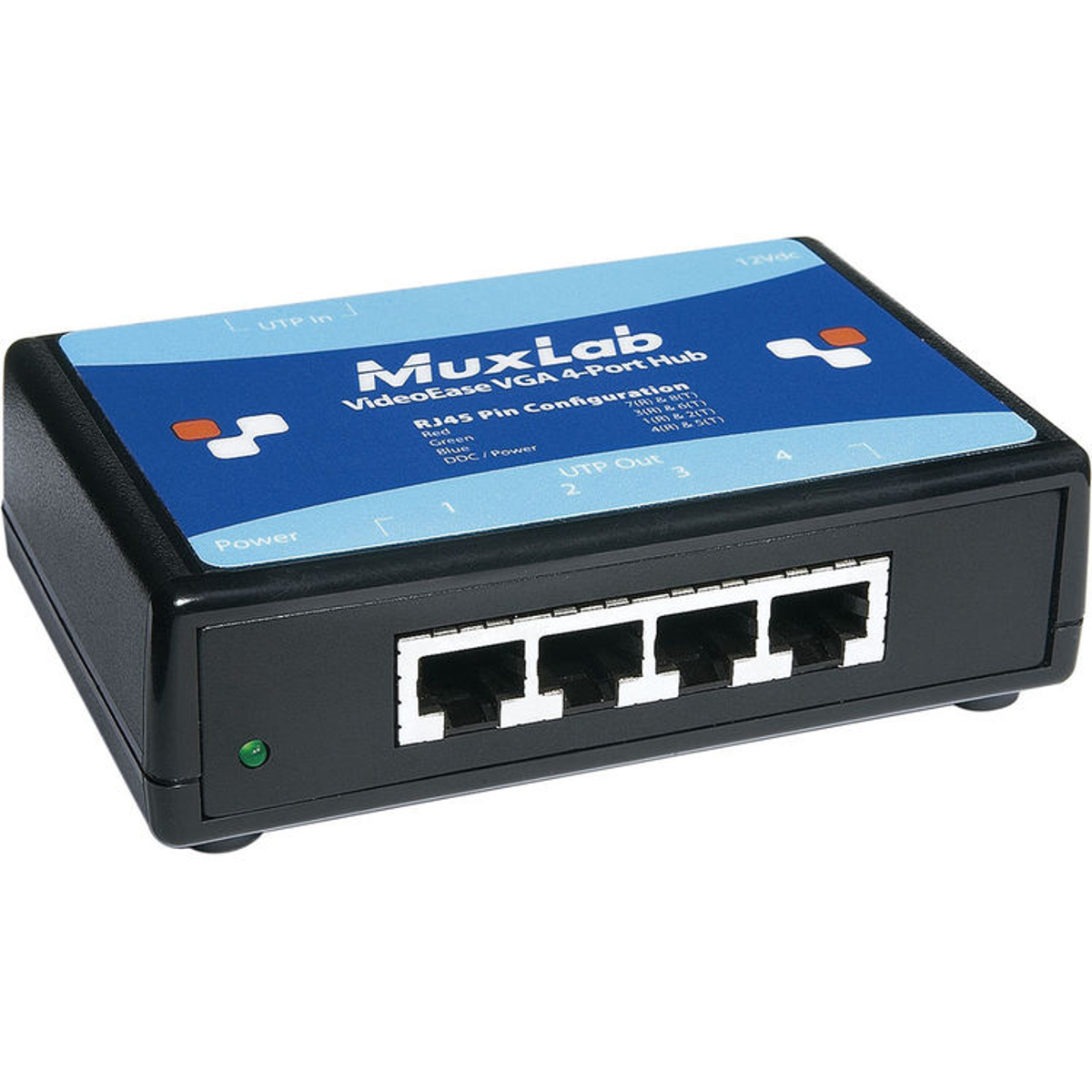 

Muxlab VGA 1x4 Distribution Hub, 4 Ports, 220-240V