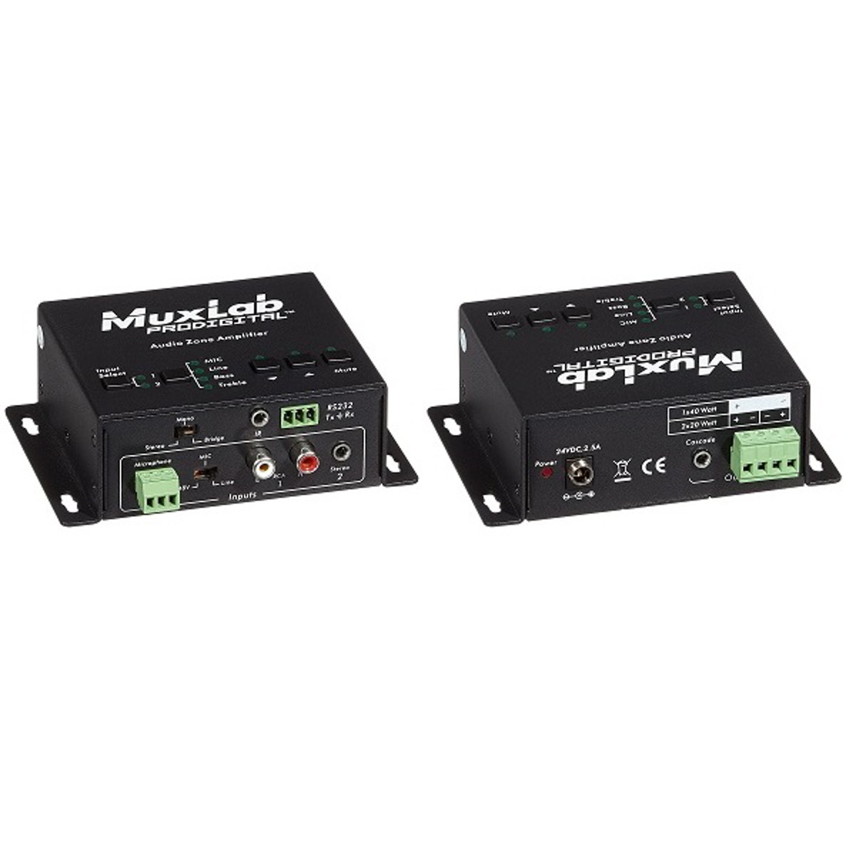 

Muxlab Audio Zone Amplifier, 2x 20W, Europe