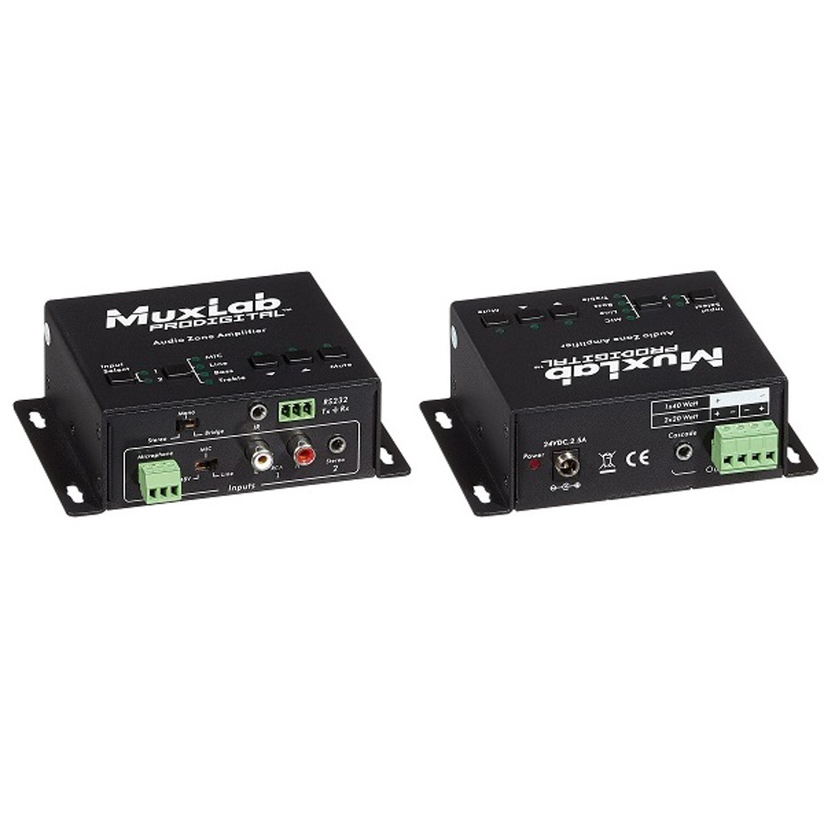 

Muxlab Audio Zone Amplifier, 2x 20W, United States