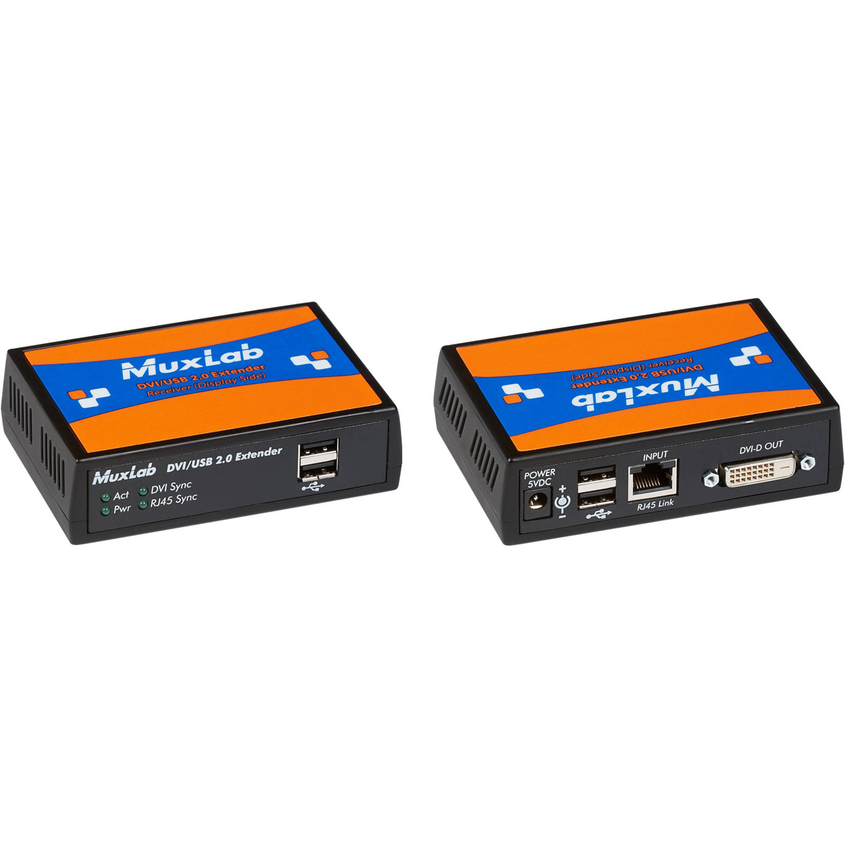 

Muxlab DVI/USB 2.0 Over HDBaseT Extender Kit