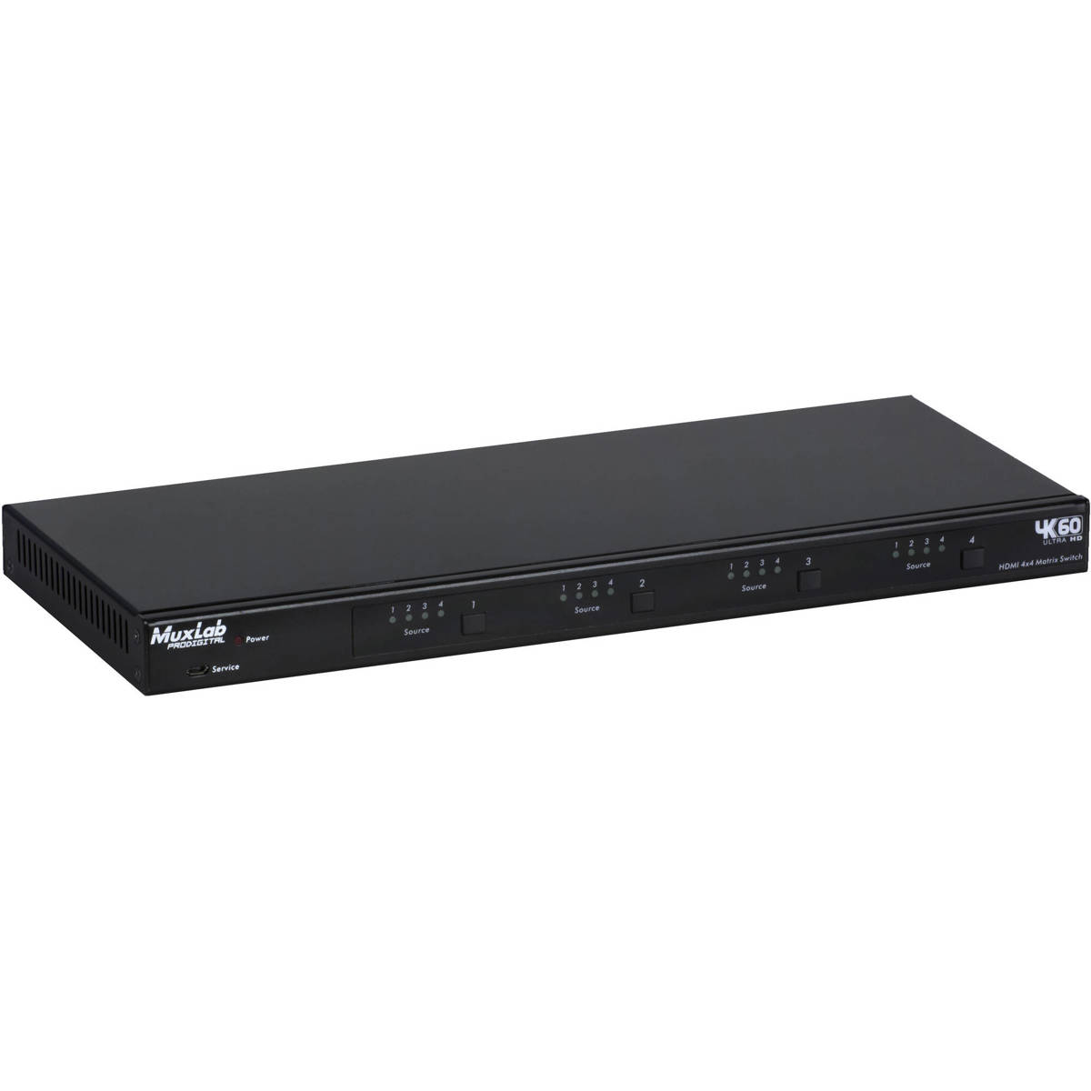 

Muxlab 4K UHD HDMI 4x4 HDBaseT Matrix Switcher Kit with 3x Receivers