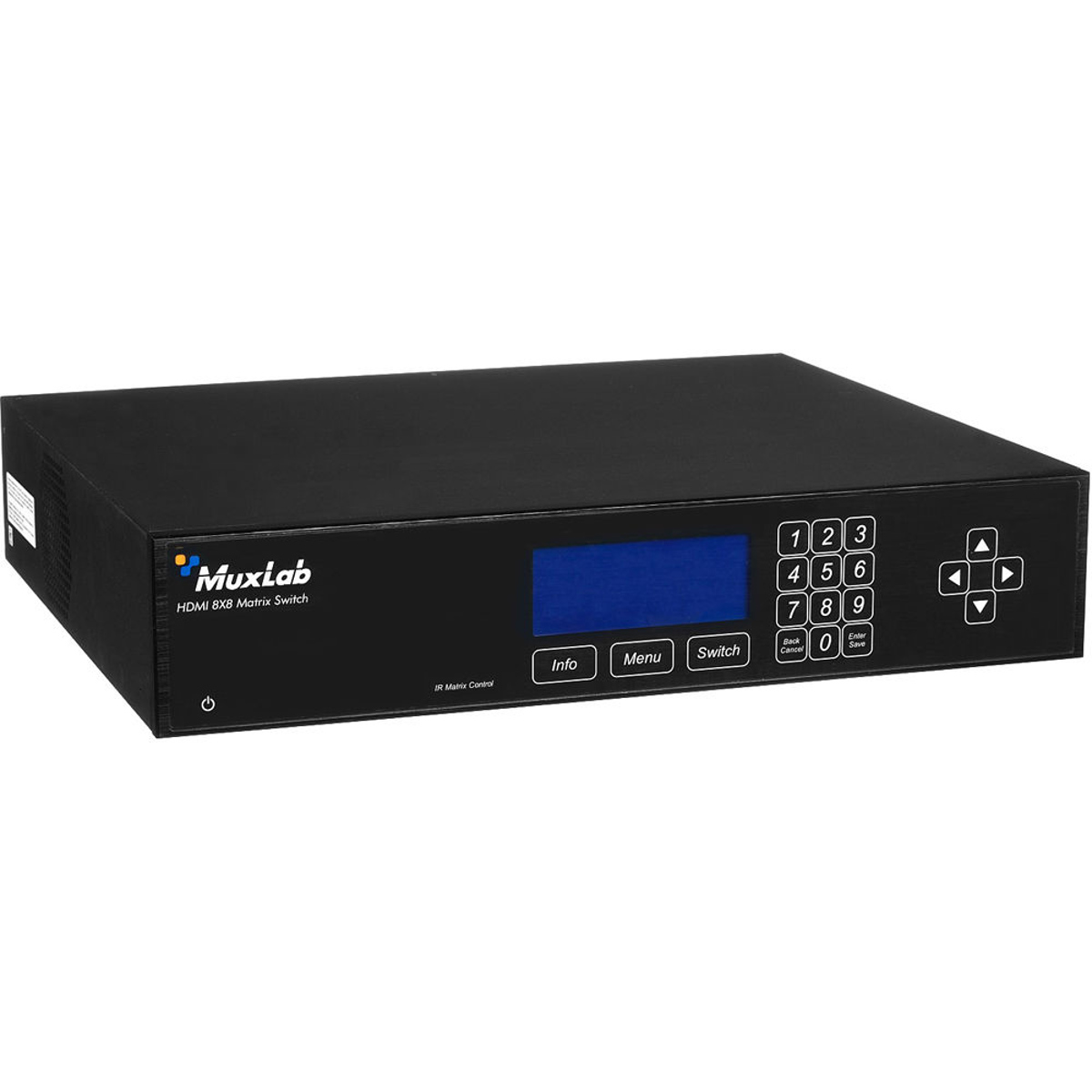 

Muxlab HDMI 8x8 Matrix Switch, HDBT, PoE, Europe