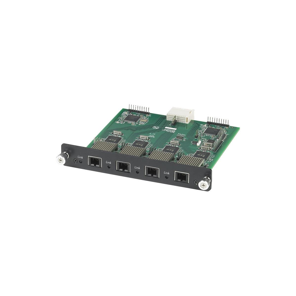 Image of Muxlab 4 Channel Fiber Output Card for Multimedia 16x16 Matrix Switch