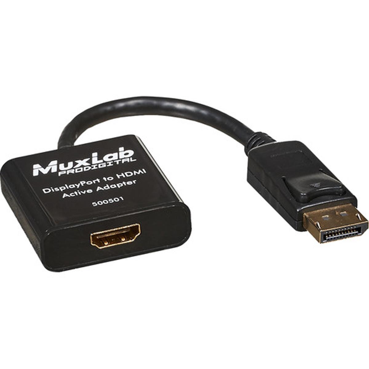 Image of Muxlab MuxLab DisplayPort to HDMI Active Adapter