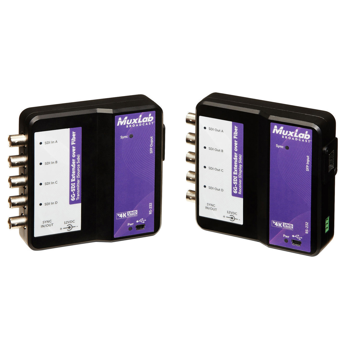 

Muxlab 6G-SDI Extender Over Fiber Single-Mode Optic Kit, 264000'
