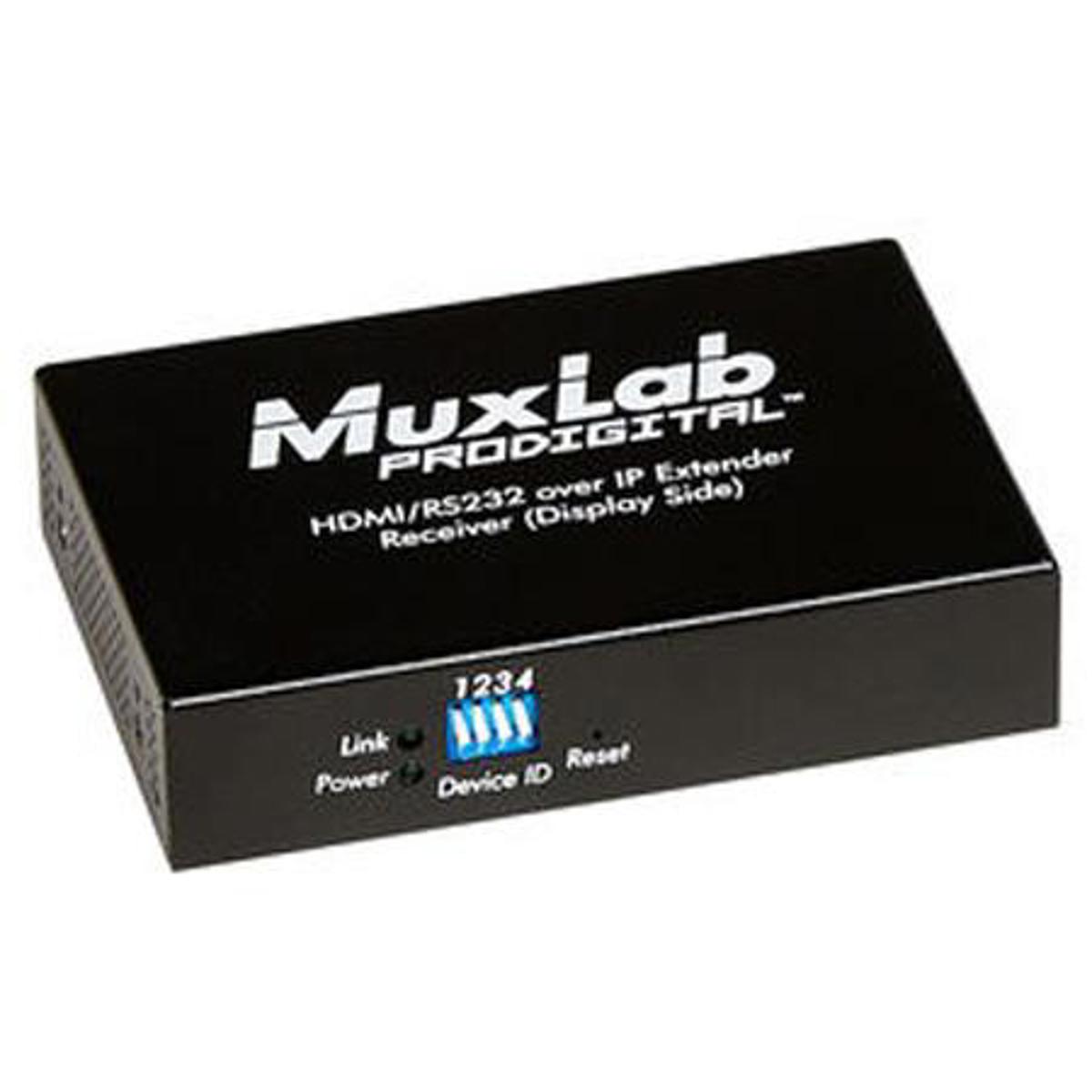 

Muxlab HDMI/RS232 Over IP Receiver with PoE