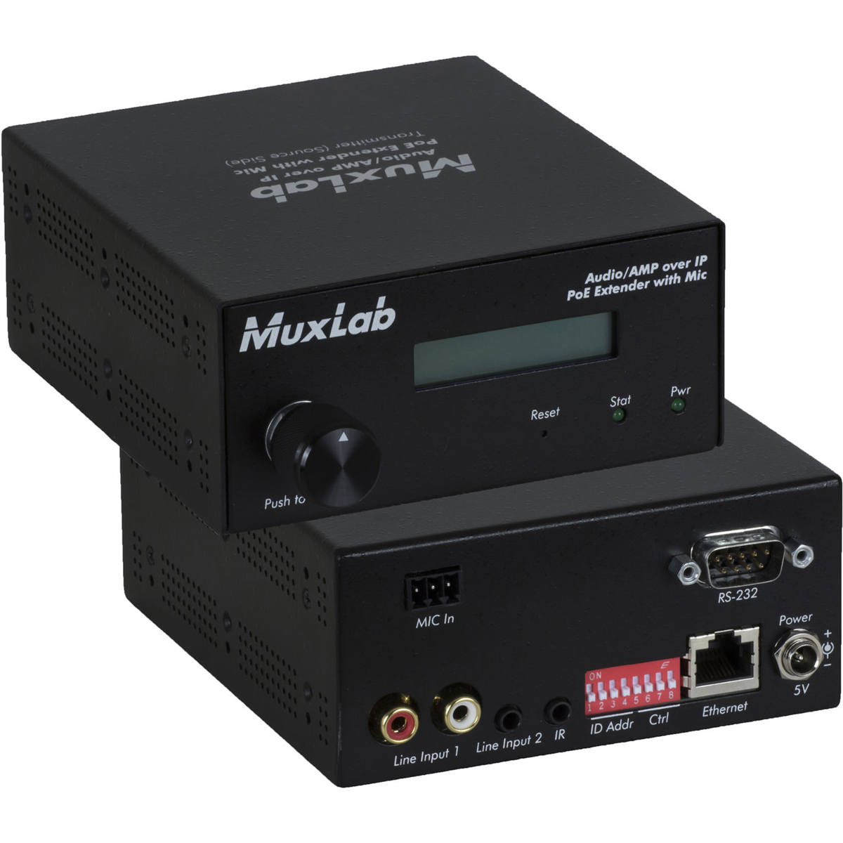 

Muxlab Audio/AMP Over IP Extender Transmitter with Microphone Input