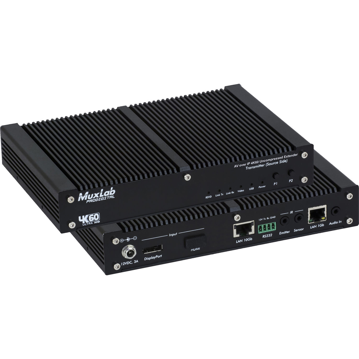 

Muxlab MuxLab 4K/60 AV Over IP Uncompressed UTP Receiver, US