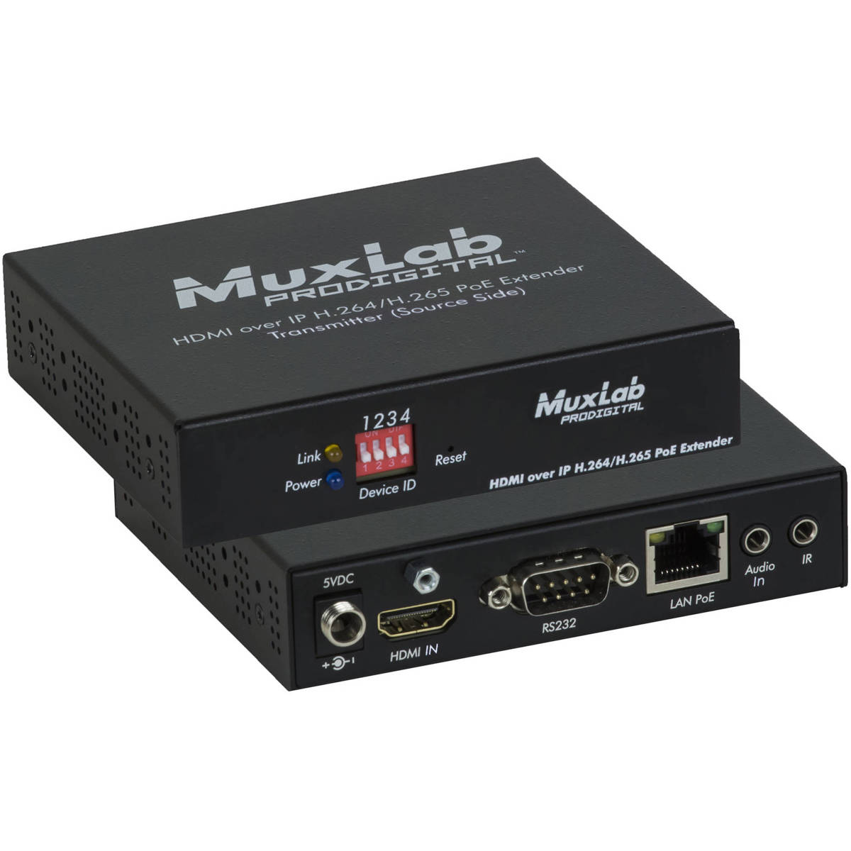 

Muxlab MuxLab 4K/60 HDMI 1.3a Over IP H.264/H.265 PoE Transmitter