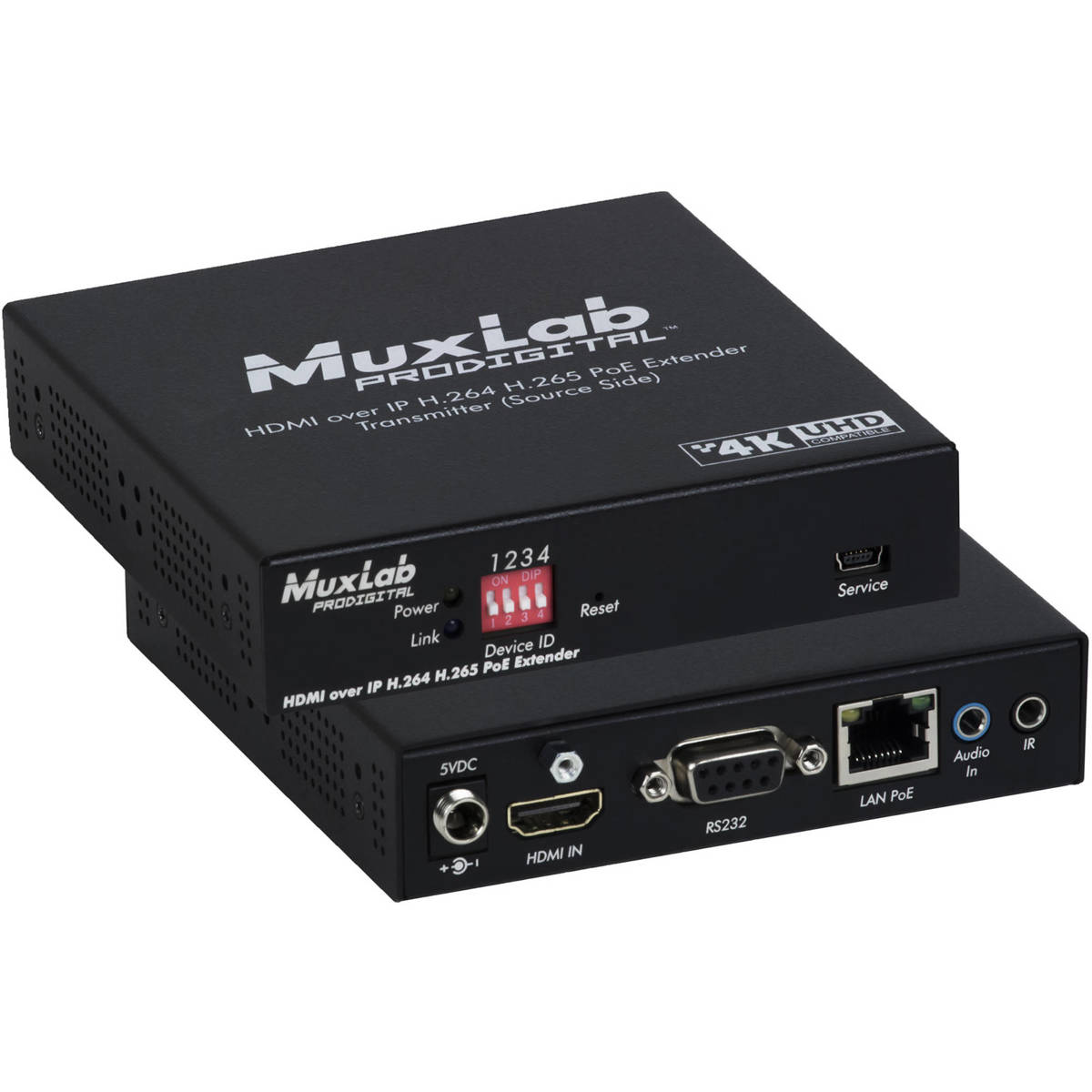 

Muxlab 4K 30Hz UHD HDMI Over IP H.264/H.265 PoE Transmitter