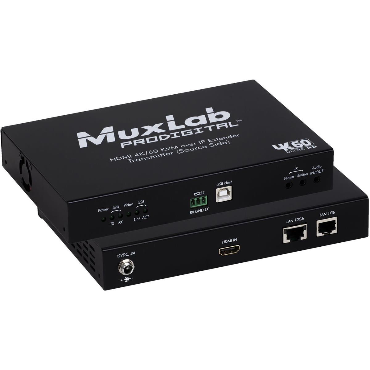 Image of Muxlab MuxLab 4K/60 HDMI KVM Over IP Transmitter