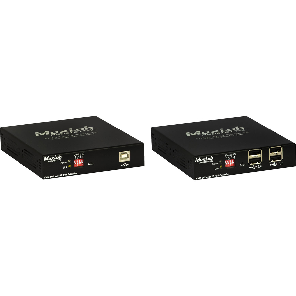 

Muxlab MuxLab KVM DVI Over IP PoE Extender Receiver