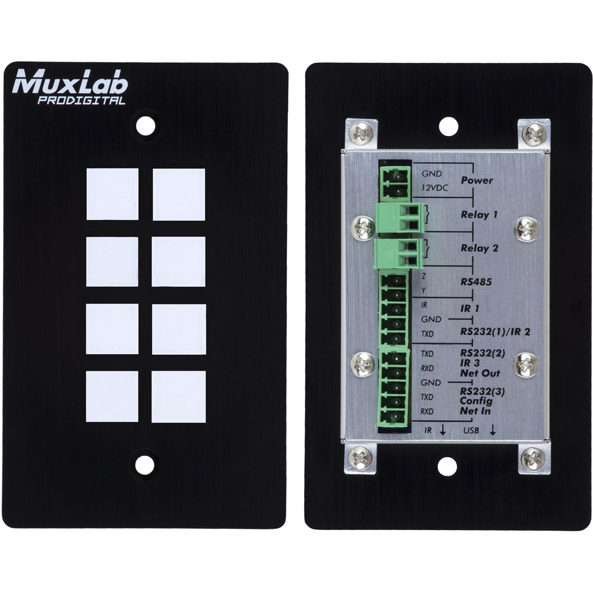 

Muxlab MuxLab 8-Button IP PoE Control Panel