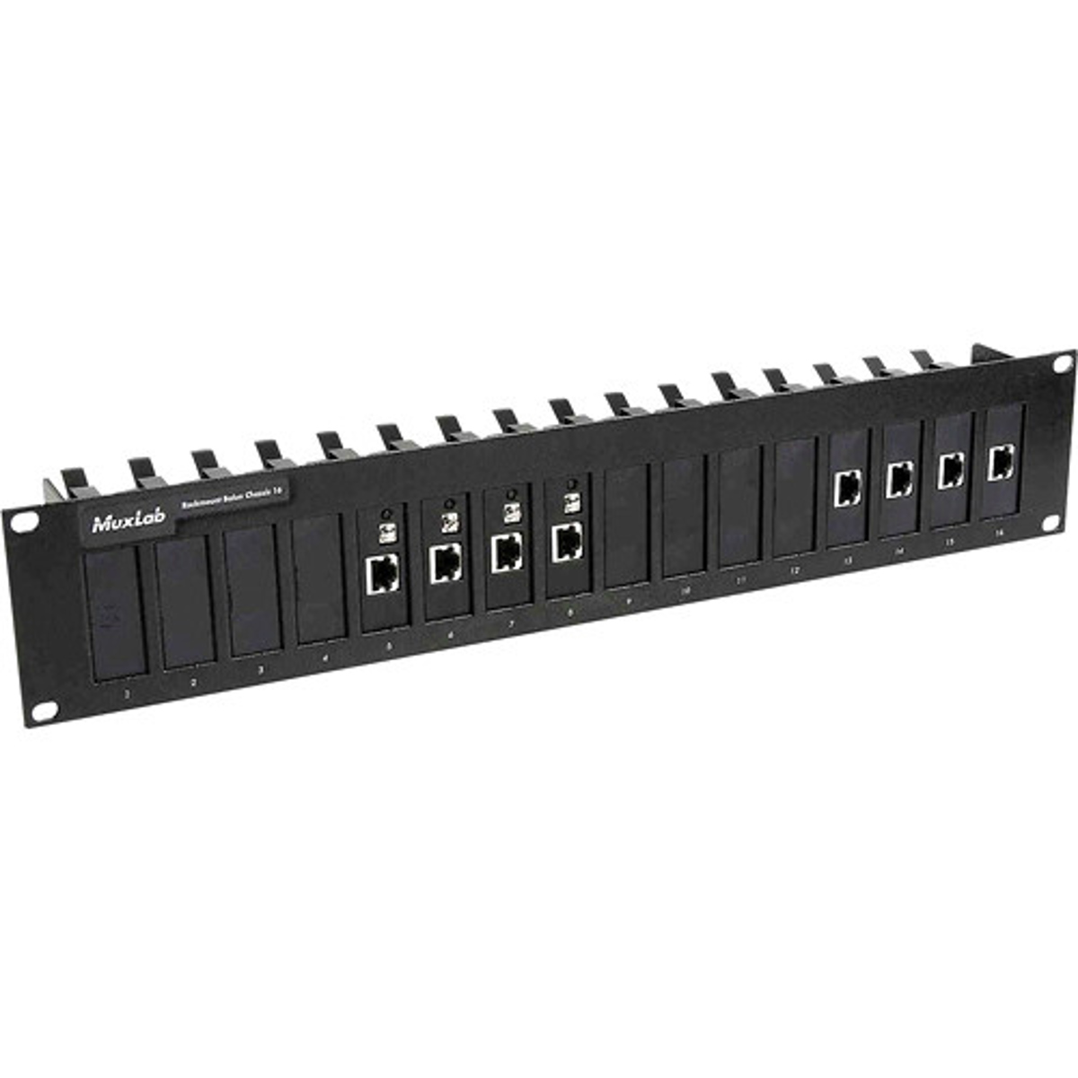 

Muxlab Blank Filler Module for 500902 & 500900 Rack Mount Balun Chassis, 4 Pack