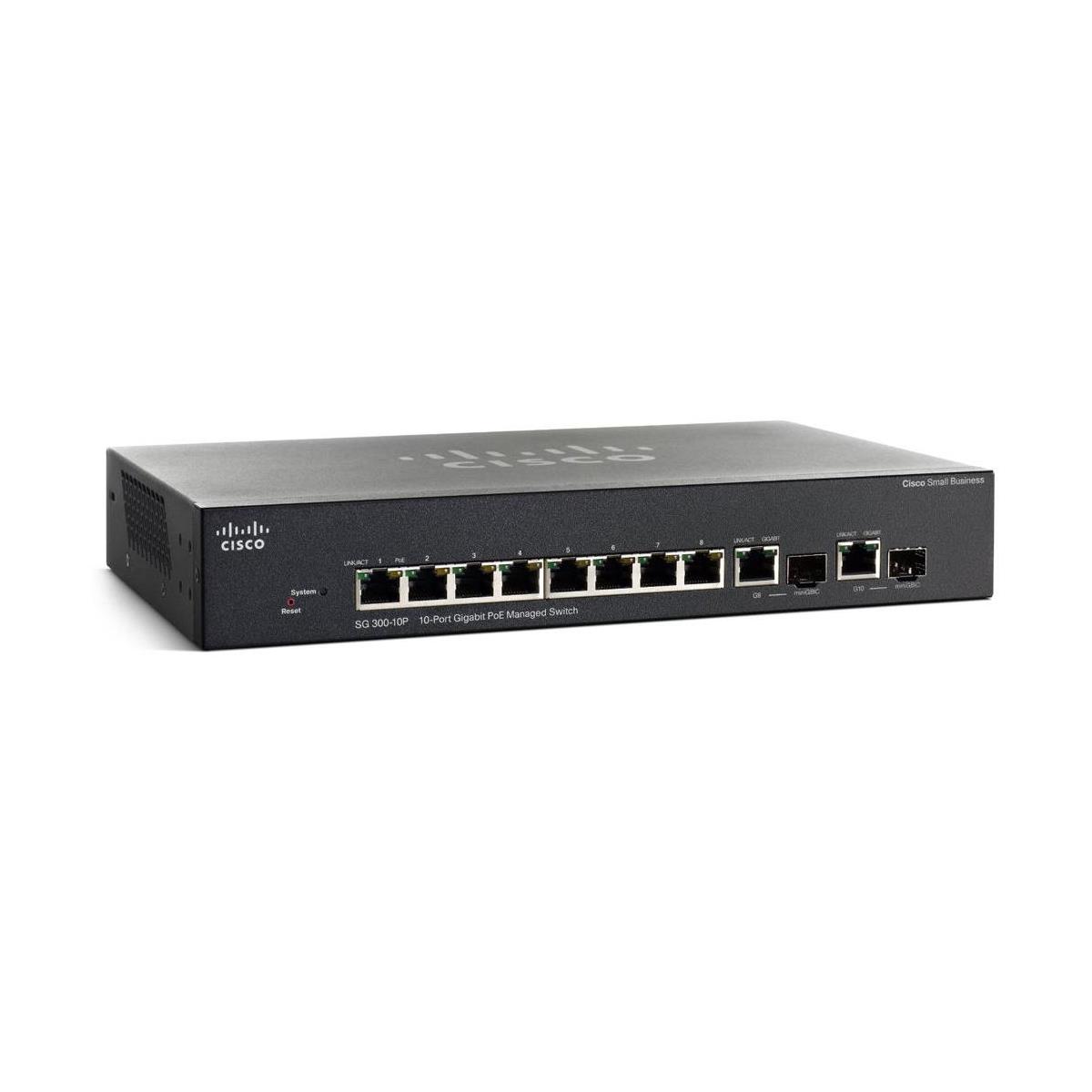 Image of Muxlab Cisco SG300-28P 28-Port Gigabit PoE Managed Switch