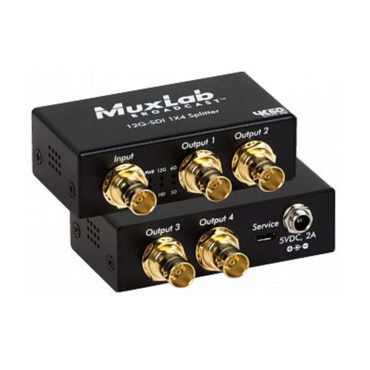 

Muxlab 4K60 12G-SDI 1x4 Splitter