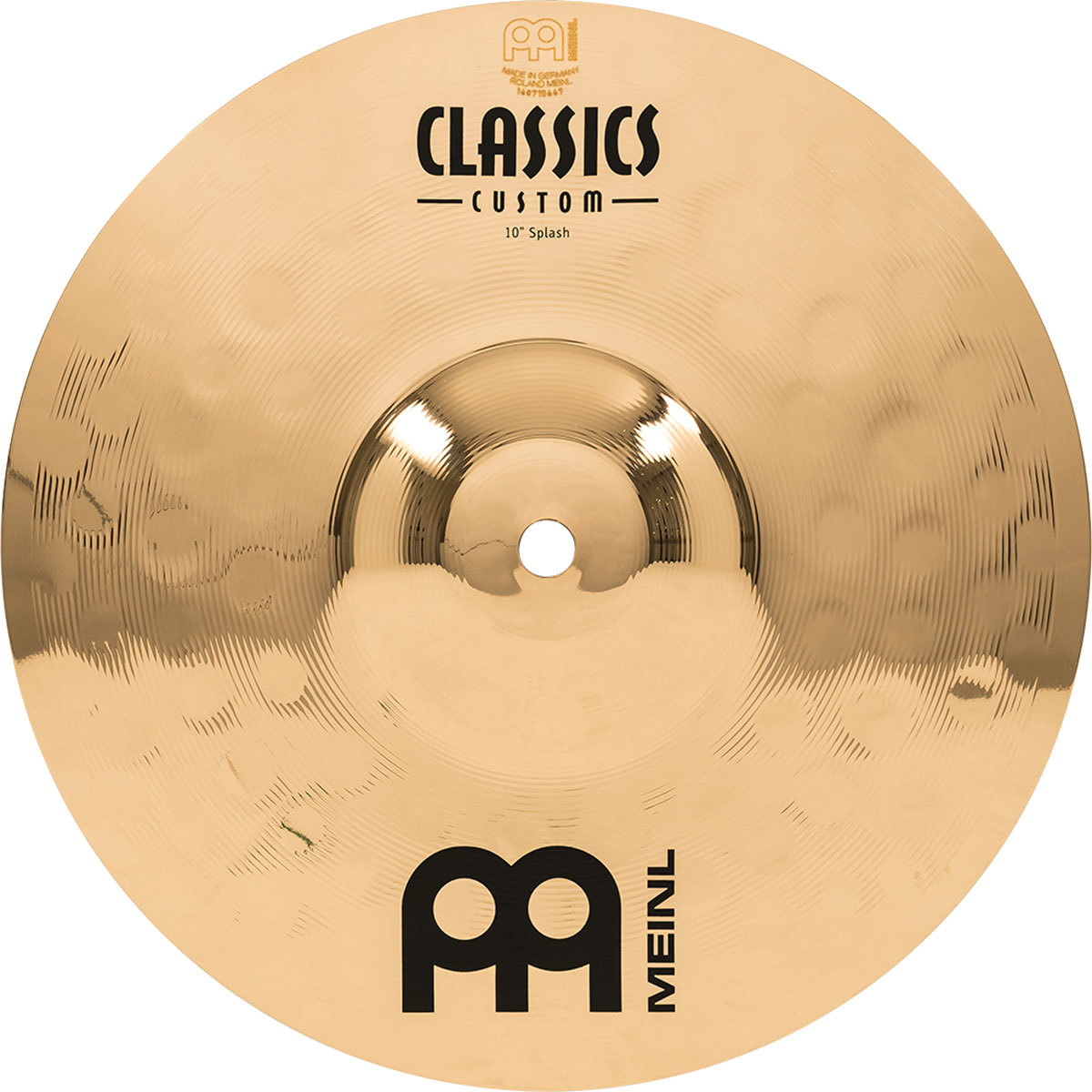 

Meinl 10" Classics Custom Splash Cymbal, Thin, Brilliant Finish