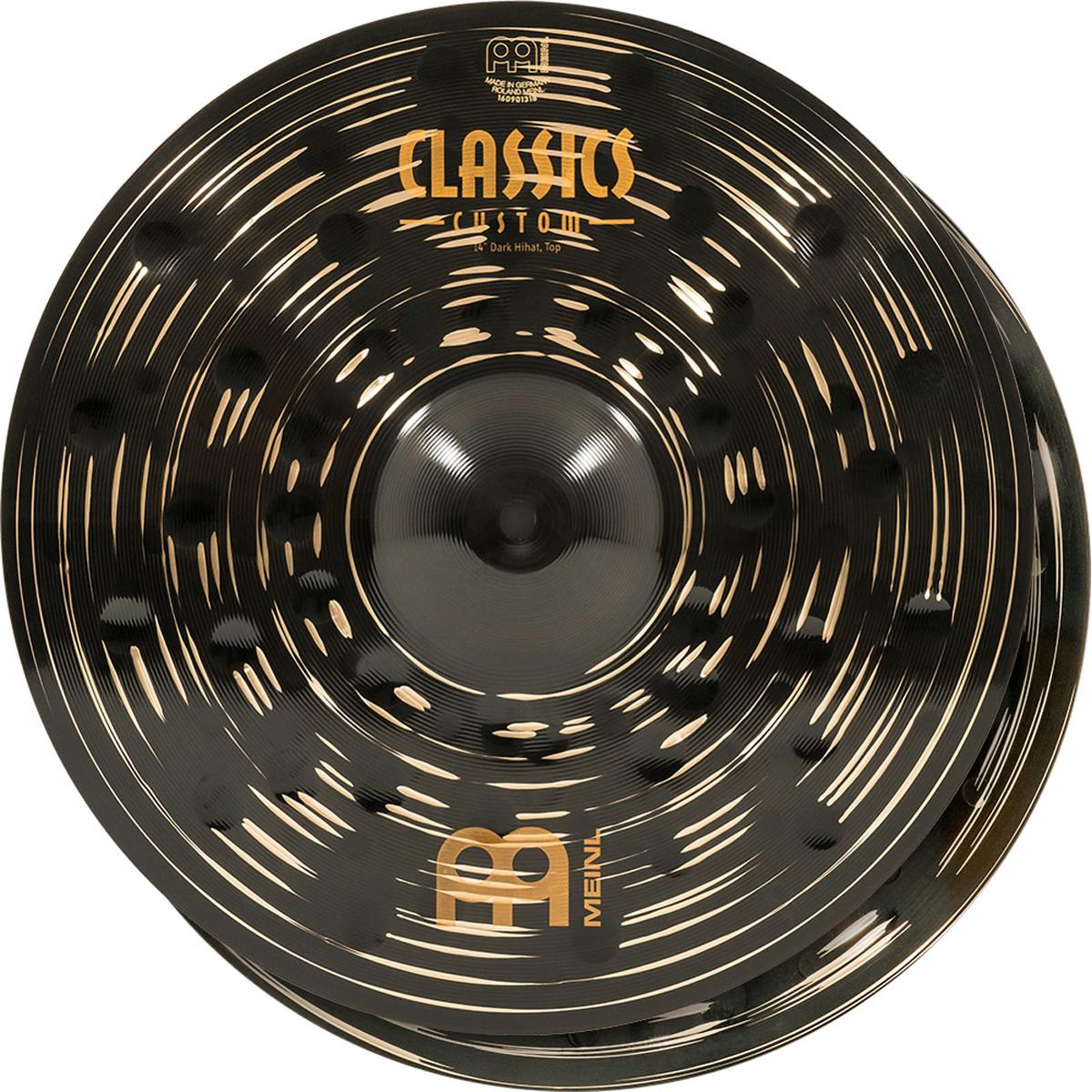

Meinl 14" Classics Custom Dark Hi-Hat Cymbal, Medium, Pair