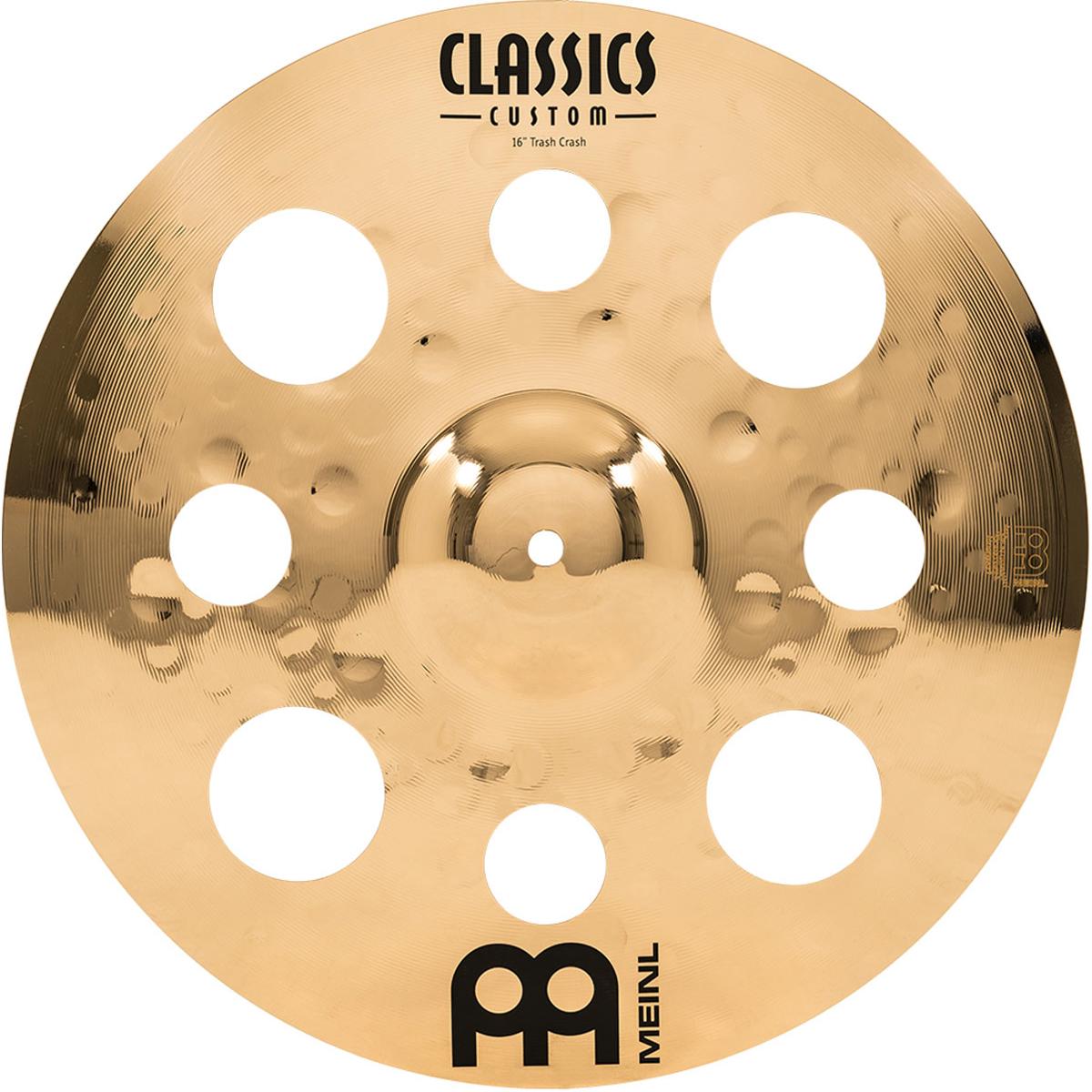

Meinl 16" Classics Custom Trash Crash Cymbal, Thin, Brilliant Finish