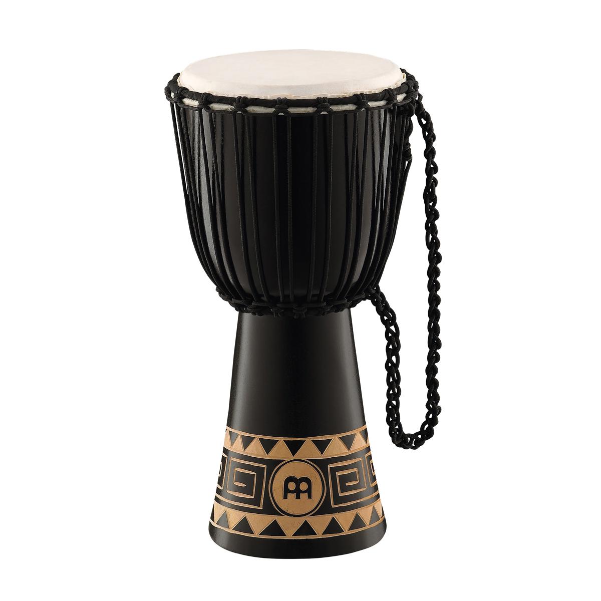 

Meinl Headliner 10" Hand Carved Congo Design Rope Tuned Djembe, Dark Brown