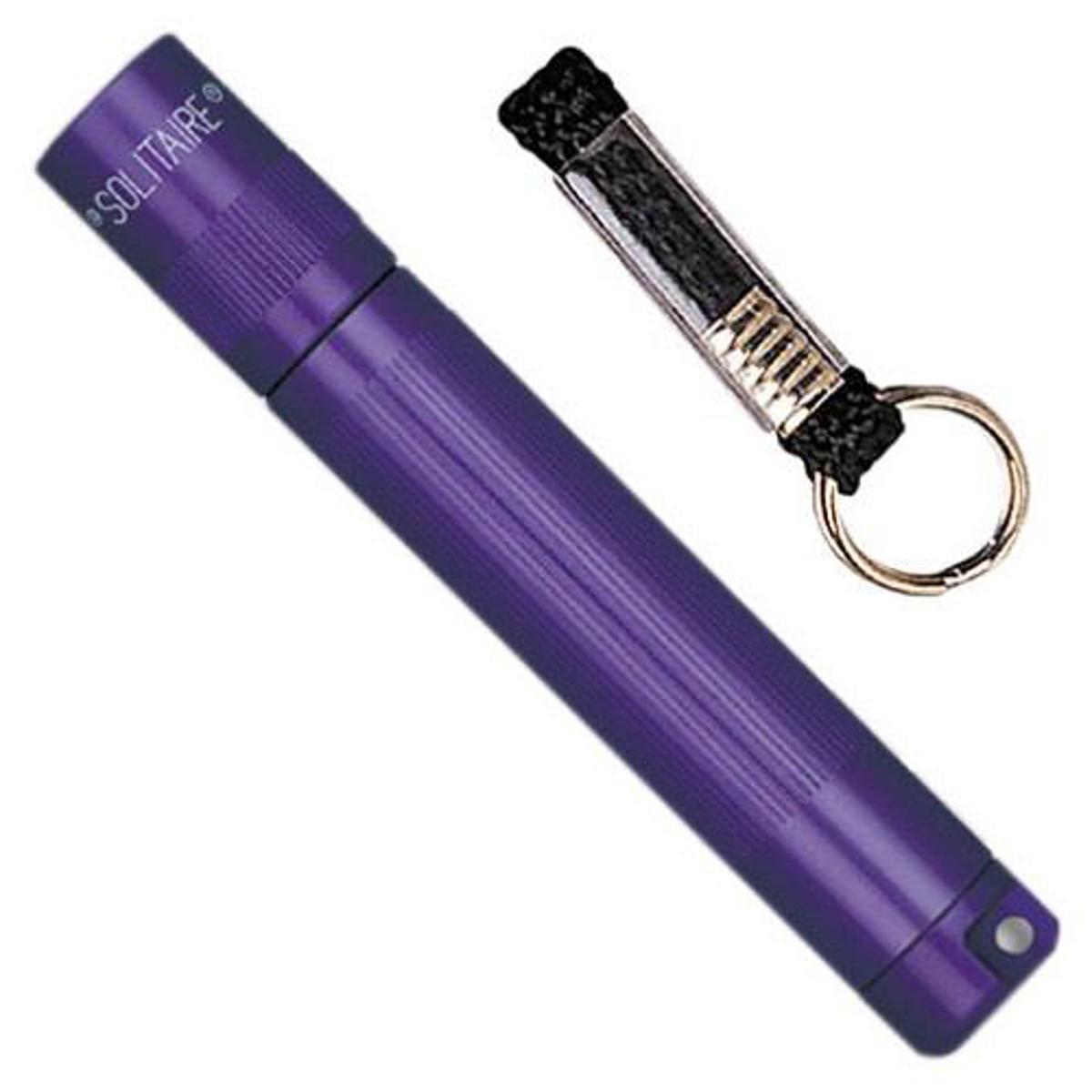 

MagLite Solitaire 1-Cell AAA Incandescent Flashlight, 2 Lumens, Purple