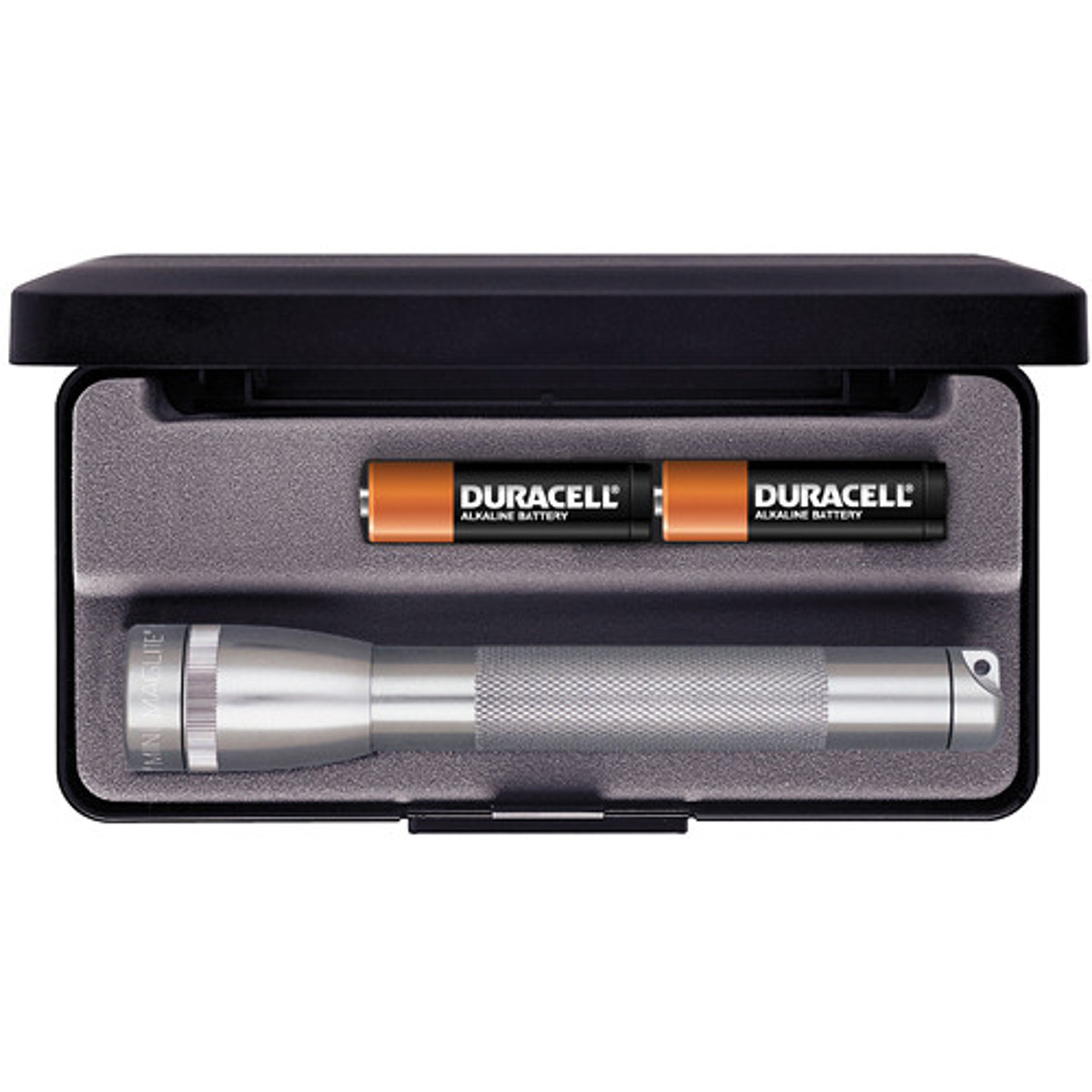 

MagLite Mini Maglite 2-Cell AA Incandescent Flashlight, 14 Lumens, Gray