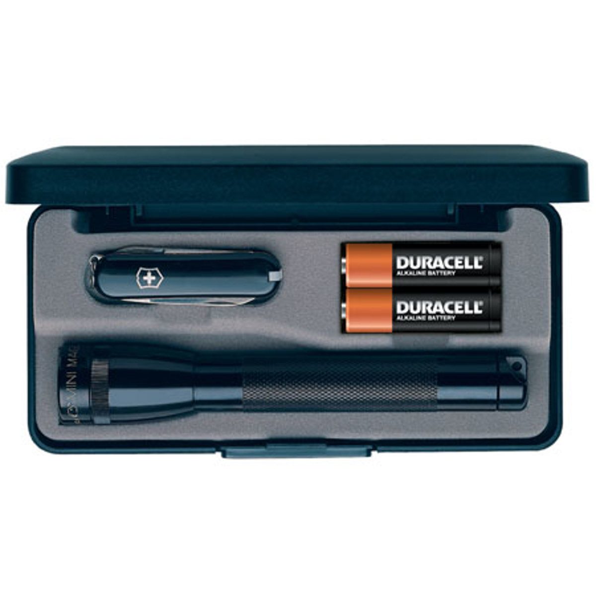 

MagLite Maglite Mini 2-Cell AA Flashlight & Classic Swiss Army Knife Combo, Black