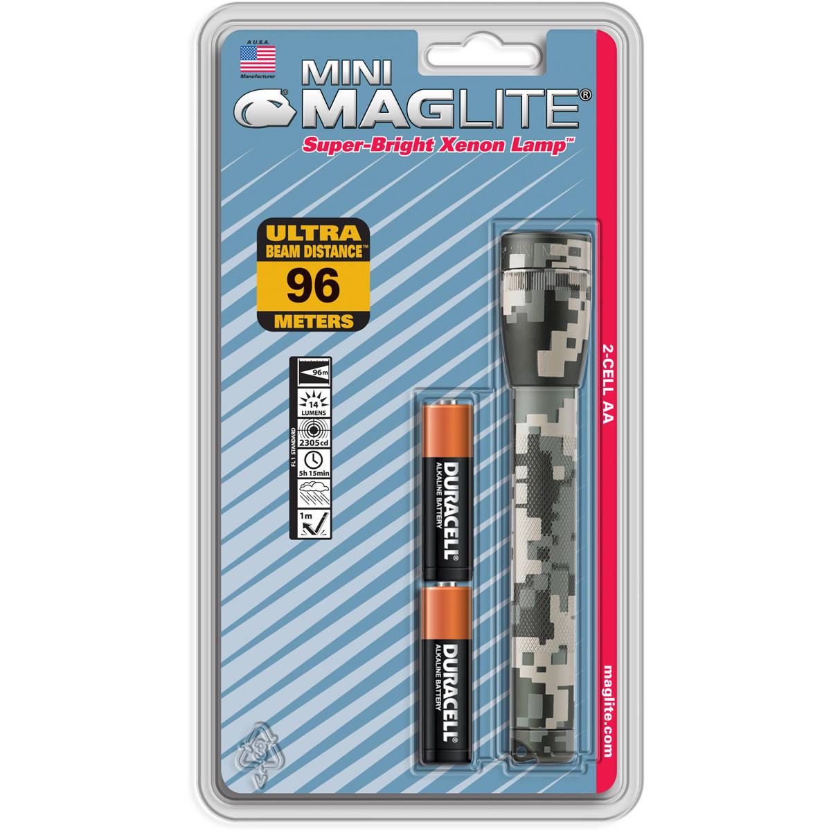 

MagLite Maglite Mini 2-Cell AA Flashlight, Universal Camouflage