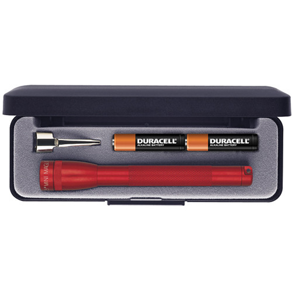 

MagLite Mini Maglite 2-Cell AAA Incandescent Flashlight, Clip, 9 Lumens, Red