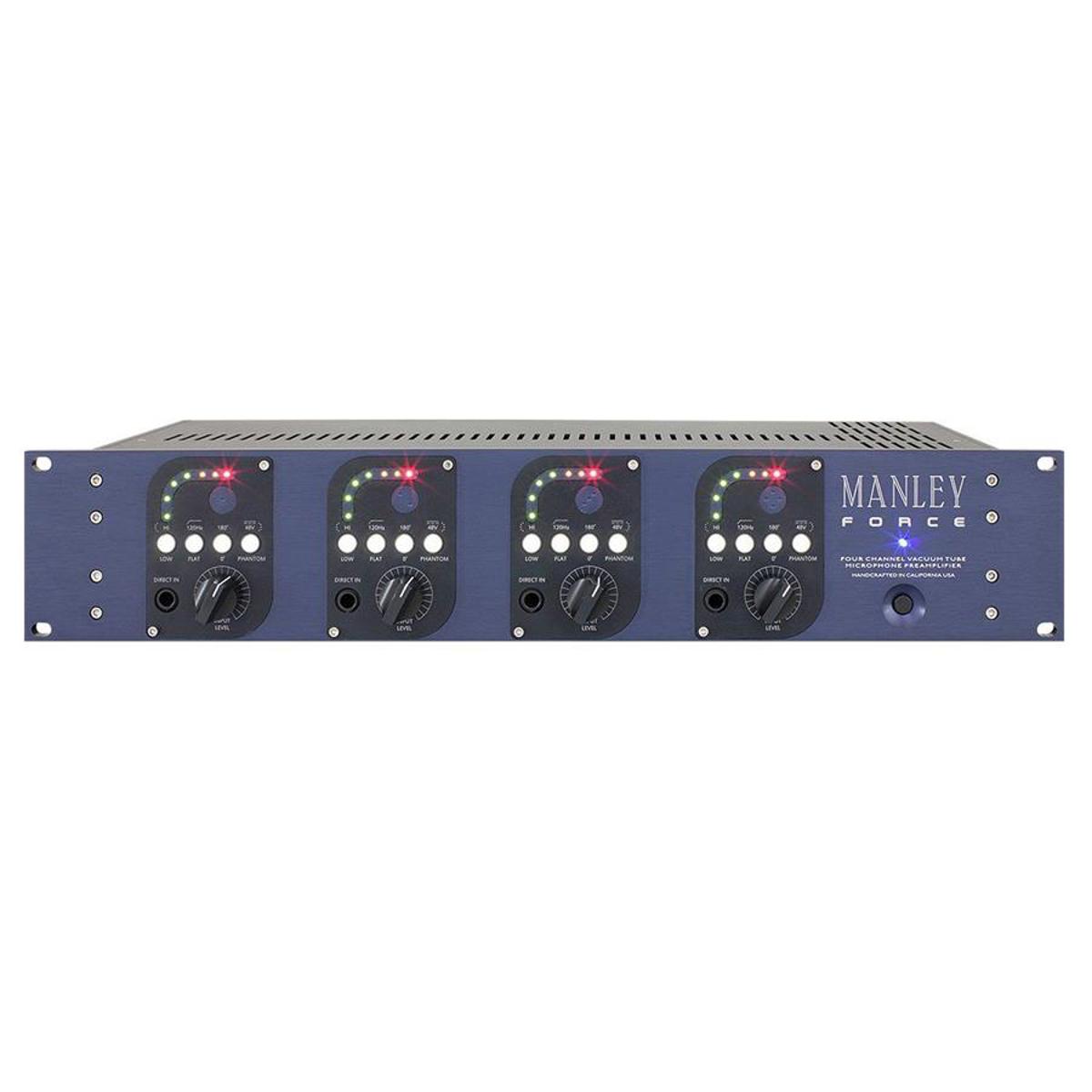 

Manley Labs Force 4-Channel Vacuum Tube Microphone Preamplifier