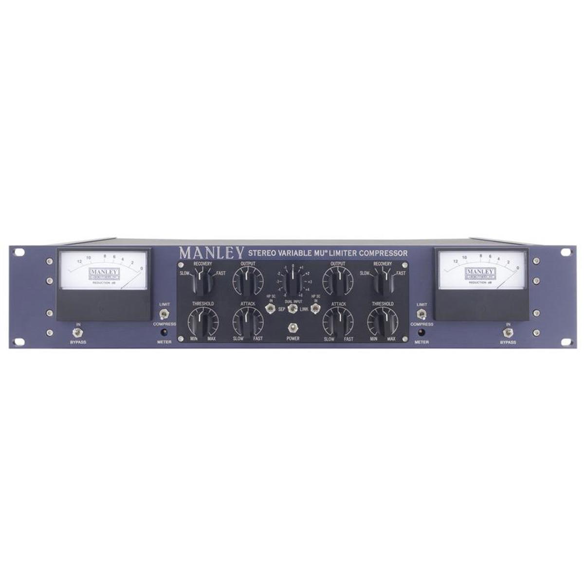 

Manley Labs Stereo Variable Mu Limiter Compressor, Mastering Version with T-Bar