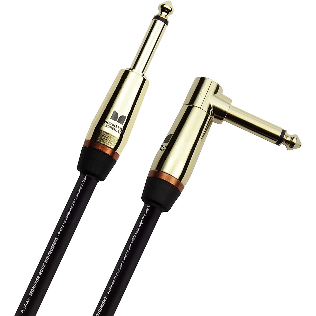

Monster Cable 21' Prolink Monster Rock Pro Audio Cable, Right Angle to Straight