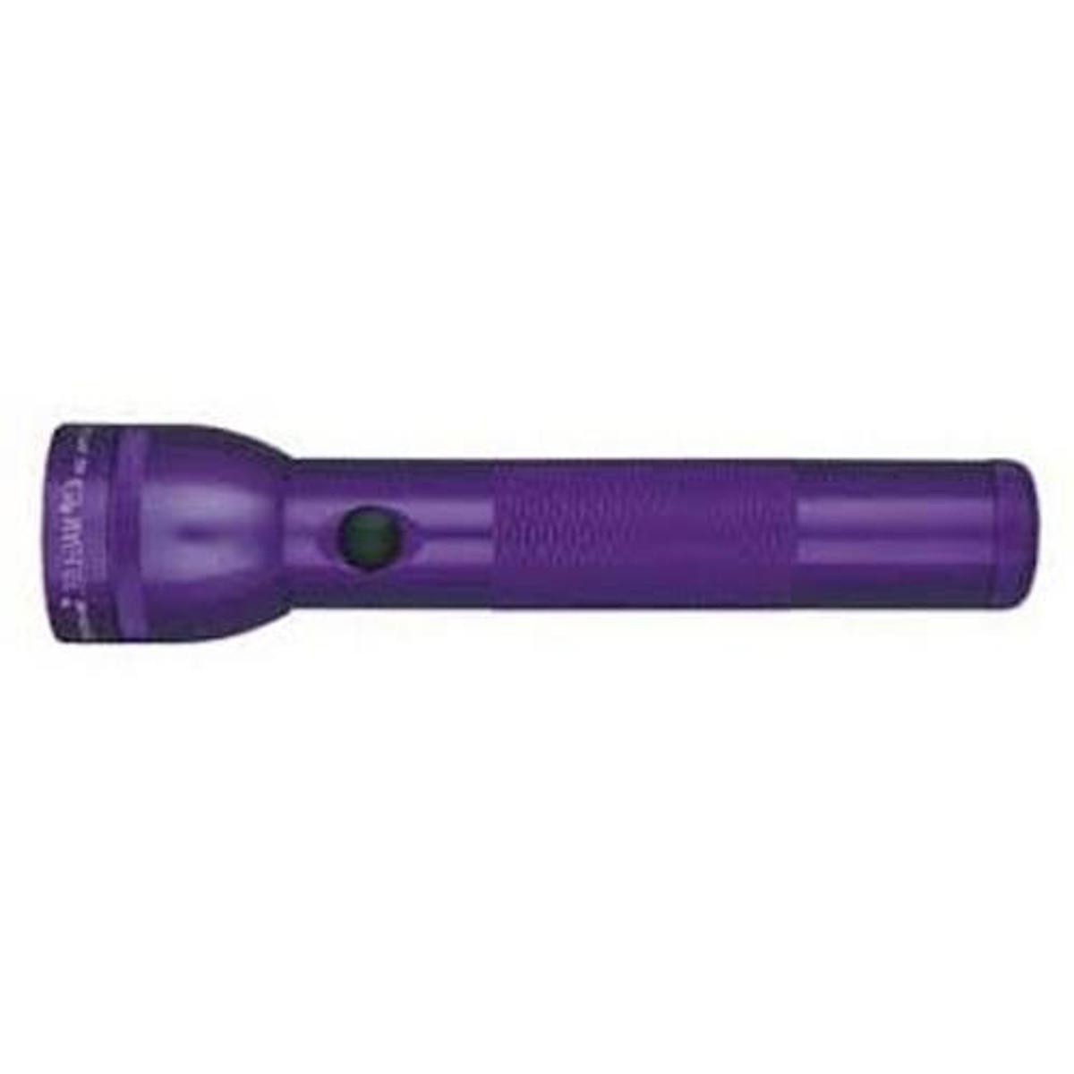 

MagLite 2-Cell D Flashlight with 2 Xenon Lamps, 27 Lumens, Purple