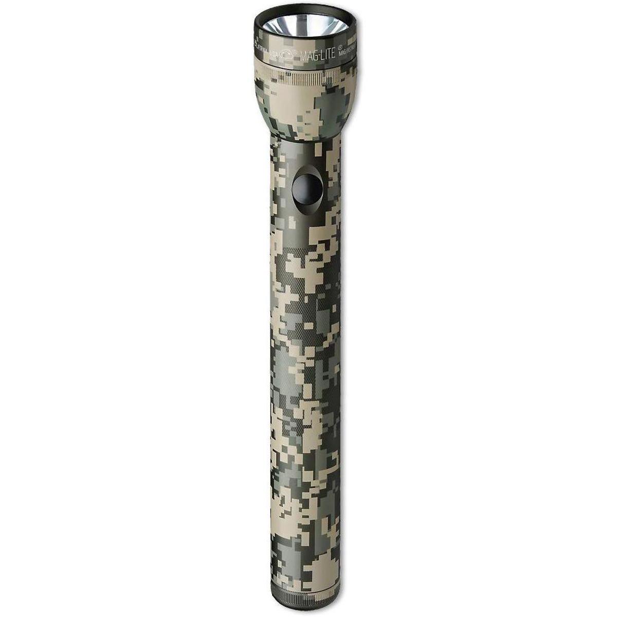 

MagLite 3-Cell D Flashlight with 2 White Star Lamps, 45 Lumens, Universal Camo