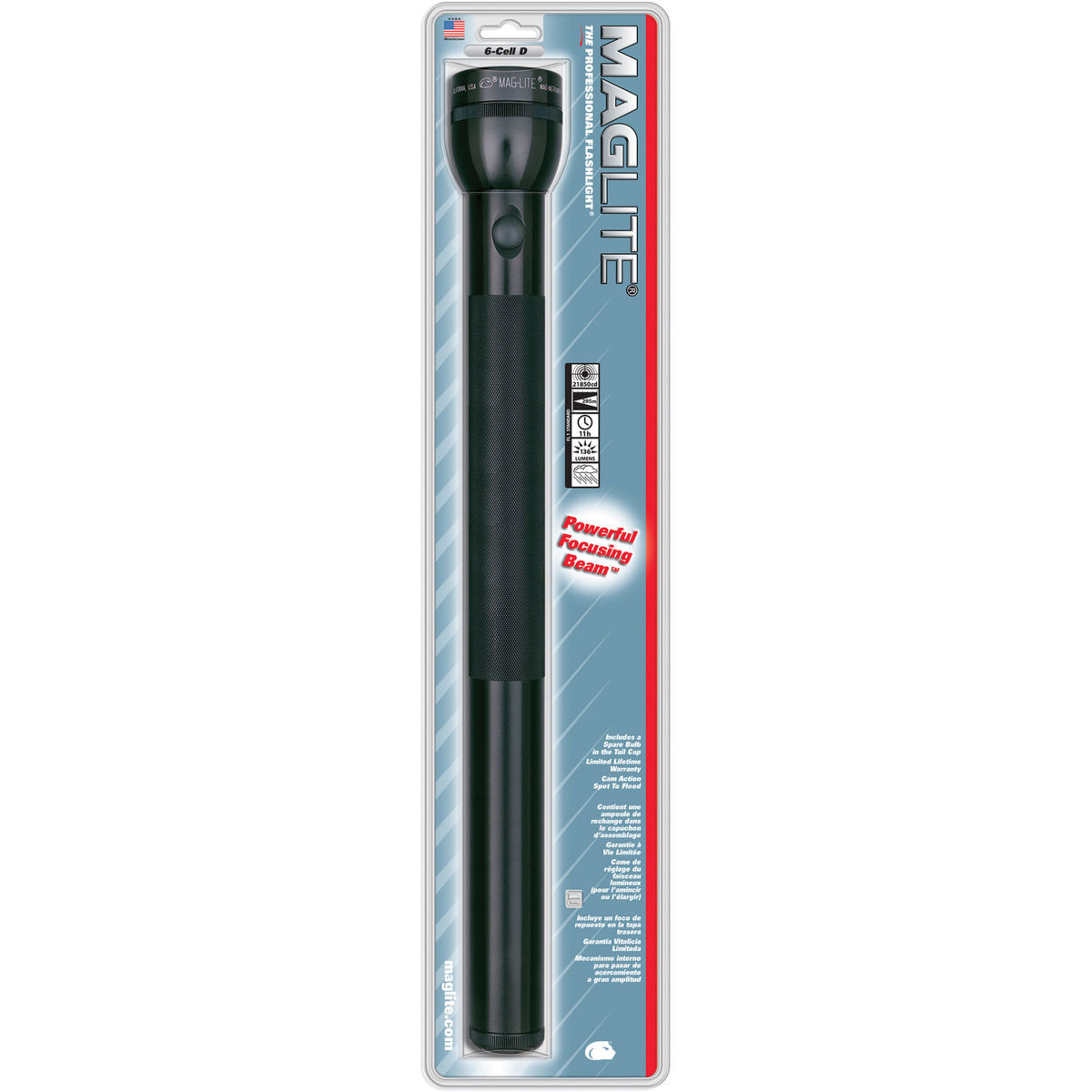 

MagLite Maglite S6D016 6-Cell D Star Flashlight, Black