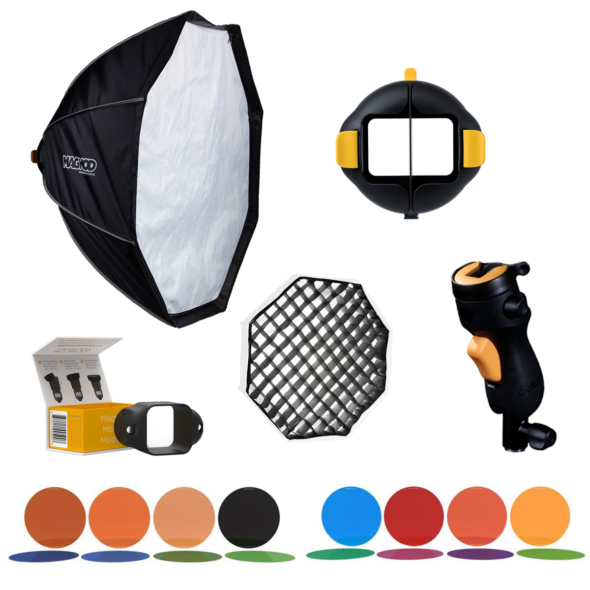 

MagMod MagBox Pro 42" Octa Softbox with Grid, MagRing 2, Gel Set & Accessories